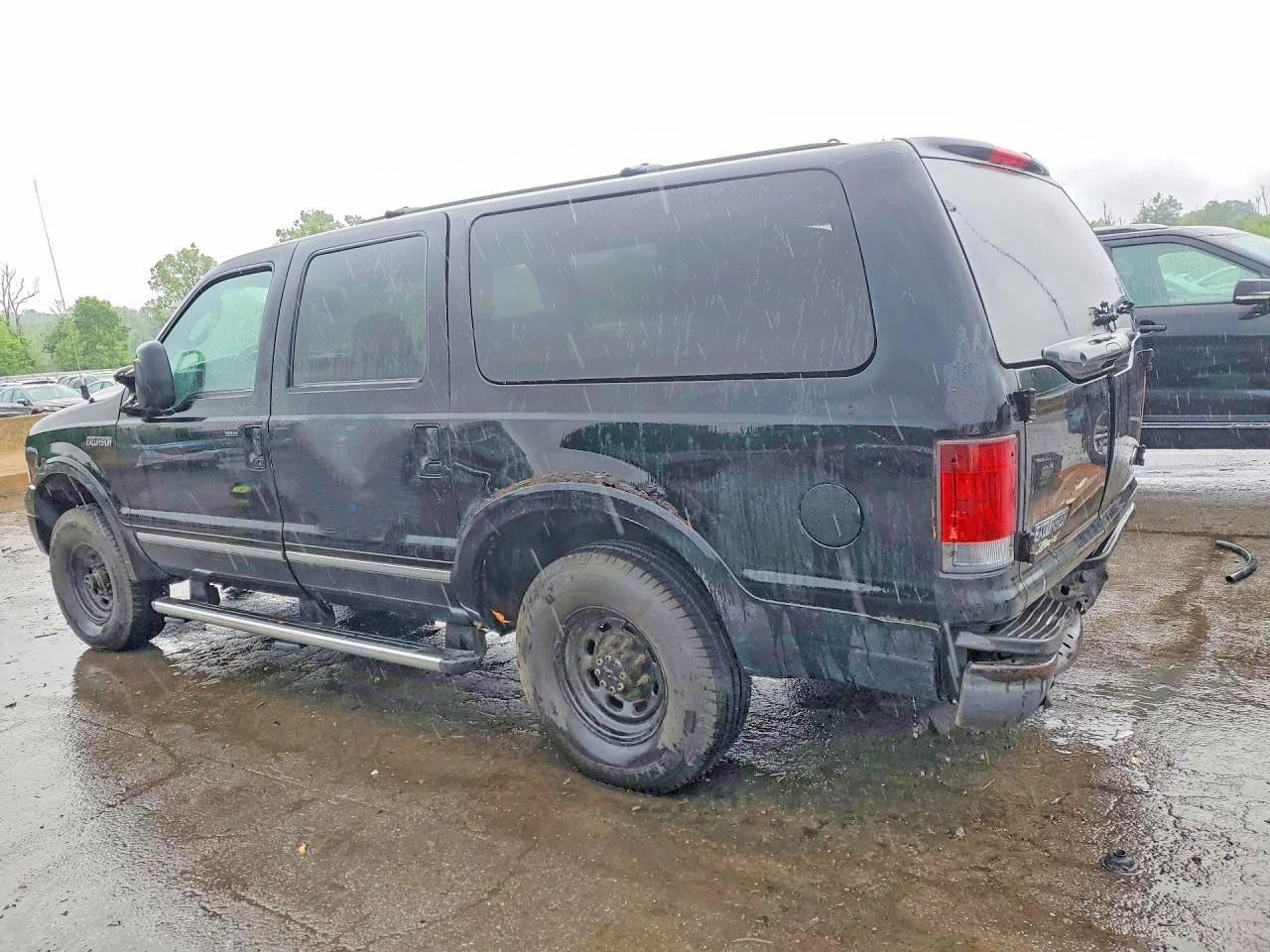 2005 Ford Excursion Limited Black vin: 1FMSU43P05ED41563