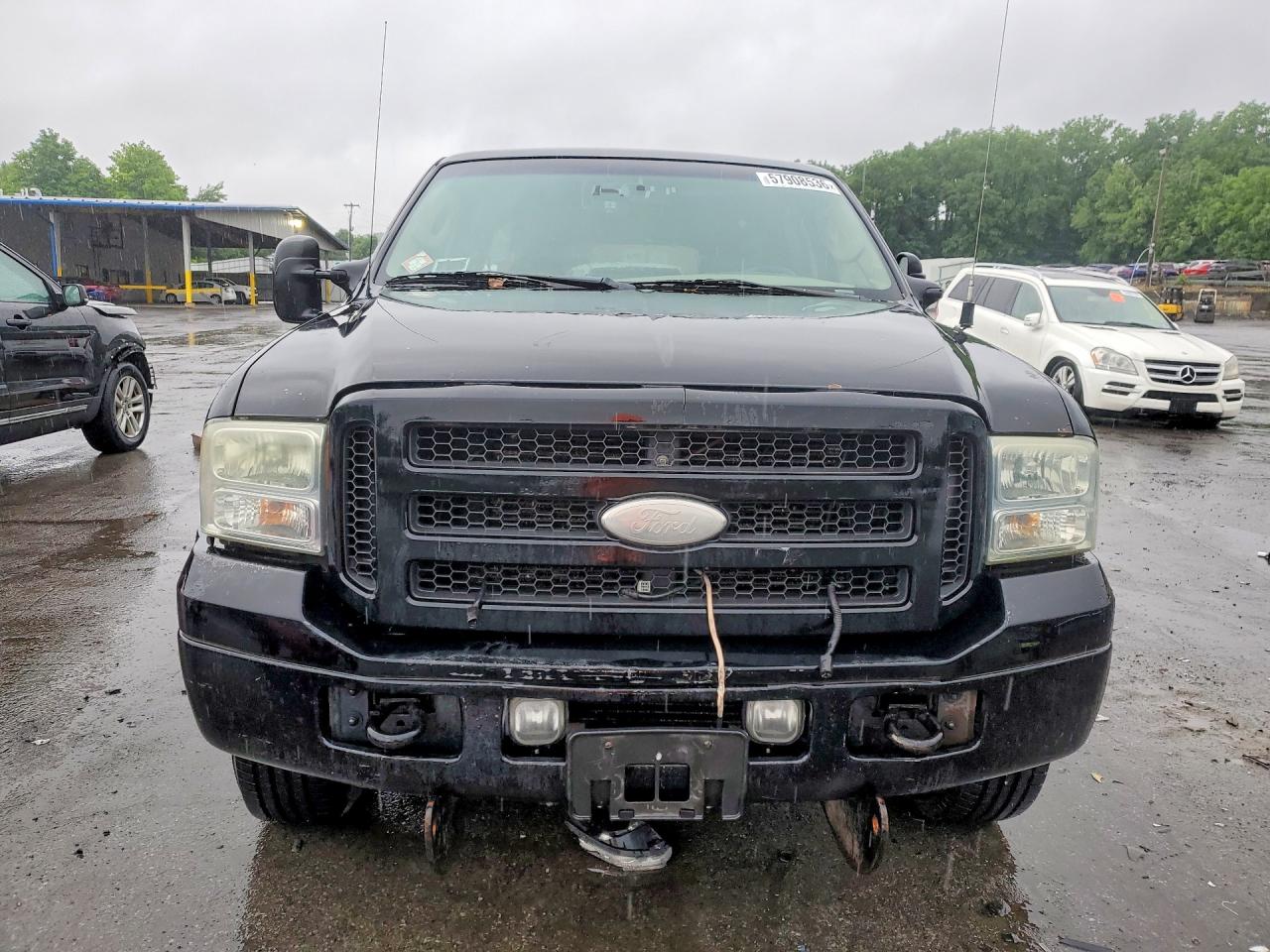 2005 Ford Excursion Limited Black vin: 1FMSU43P05ED41563