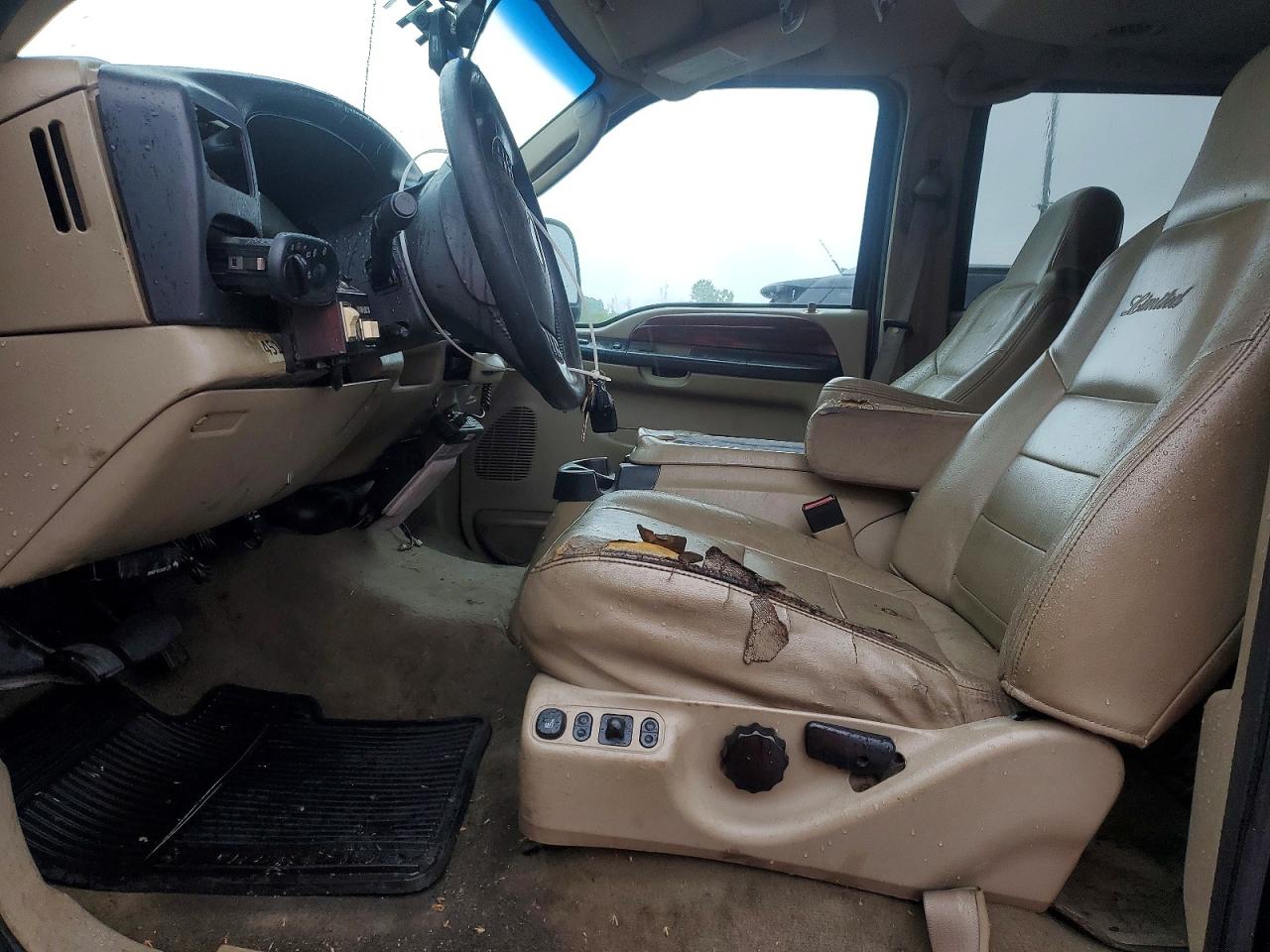 2005 Ford Excursion Limited Black vin: 1FMSU43P05ED41563
