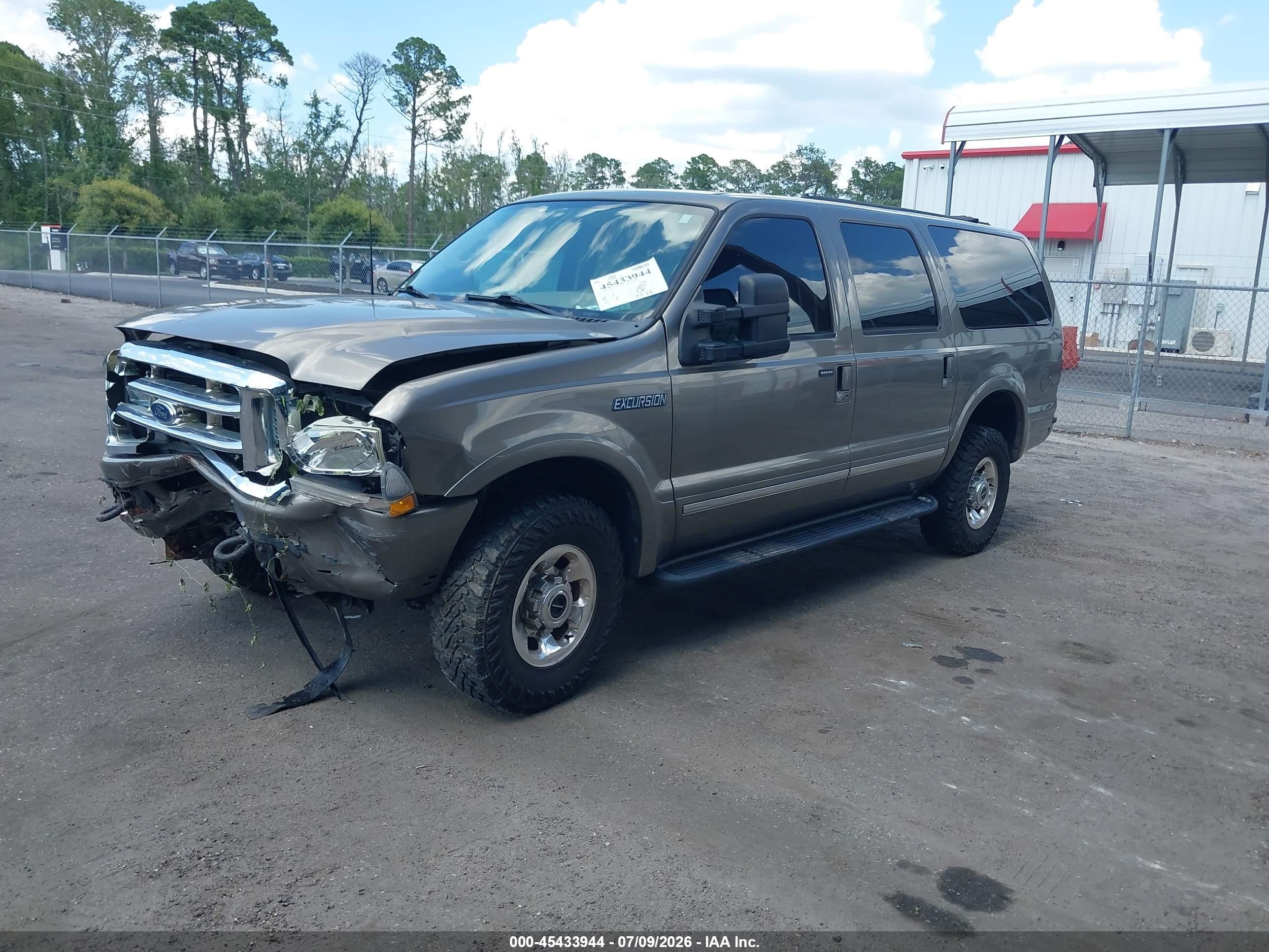 2003 Ford Excursion Limited Champagne vin: 1FMSU43P23ED32120