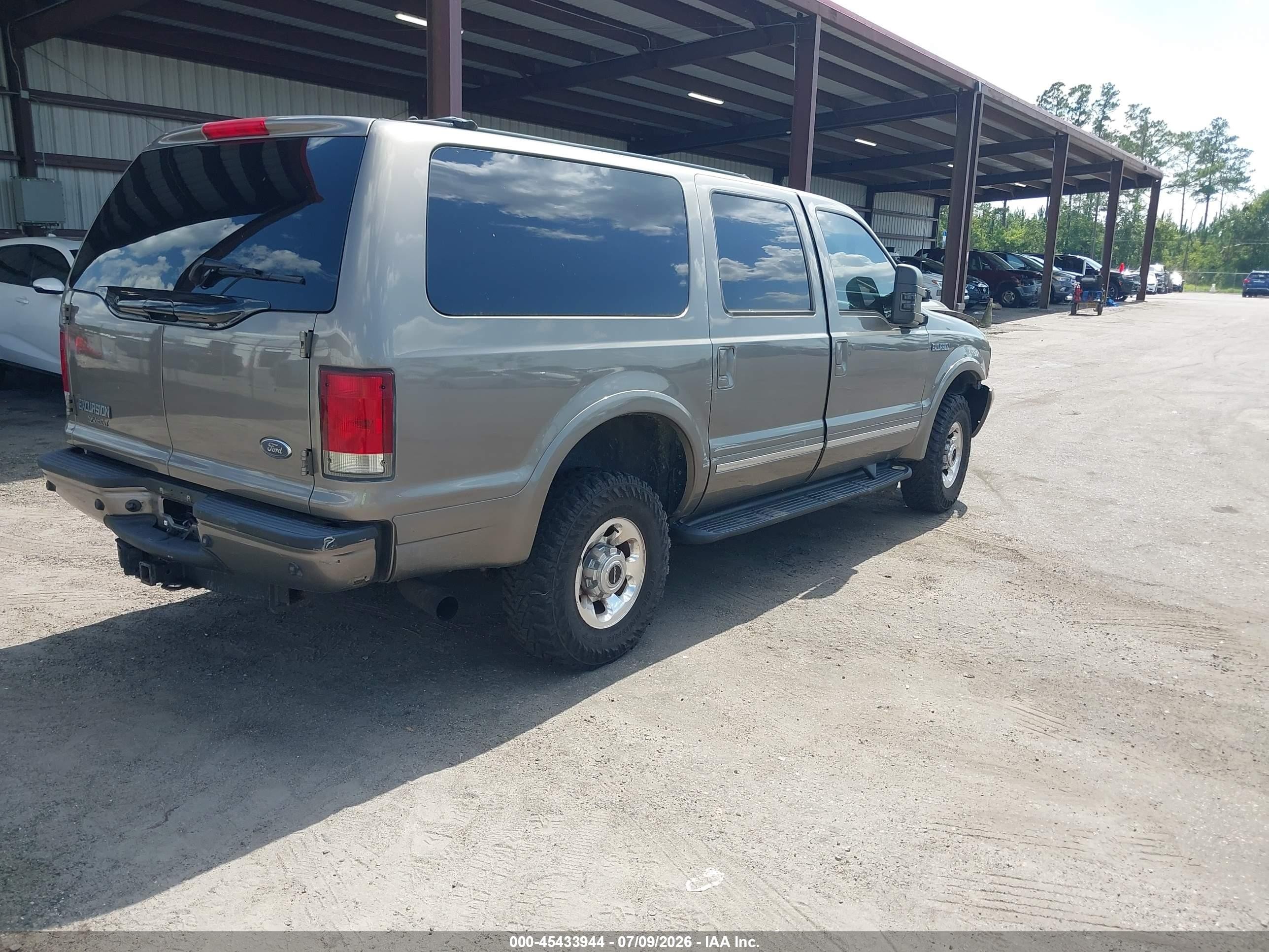 2003 Ford Excursion Limited Champagne vin: 1FMSU43P23ED32120