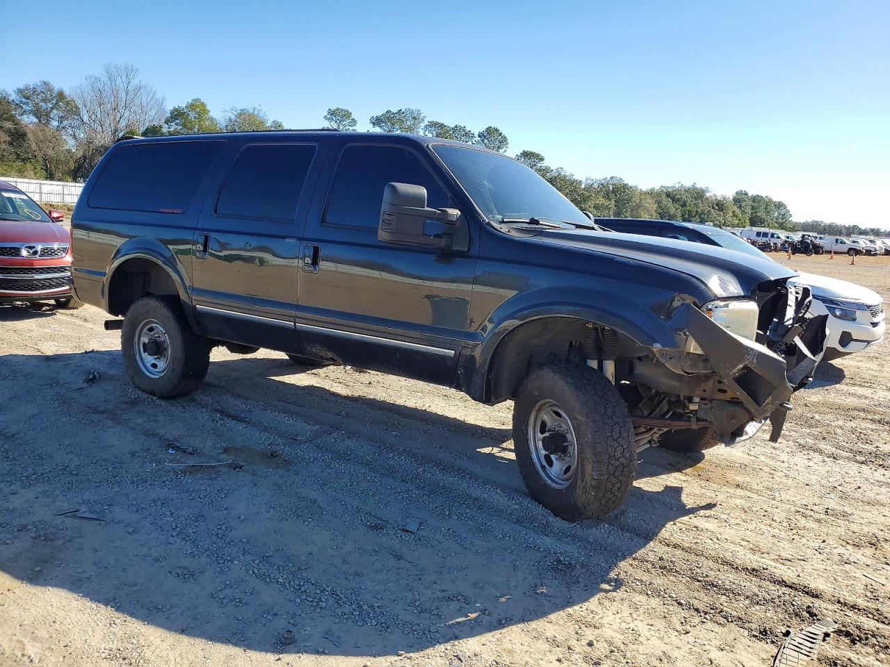 2004 Ford Excursion Limited Black vin: 1FMSU43P34EC27927