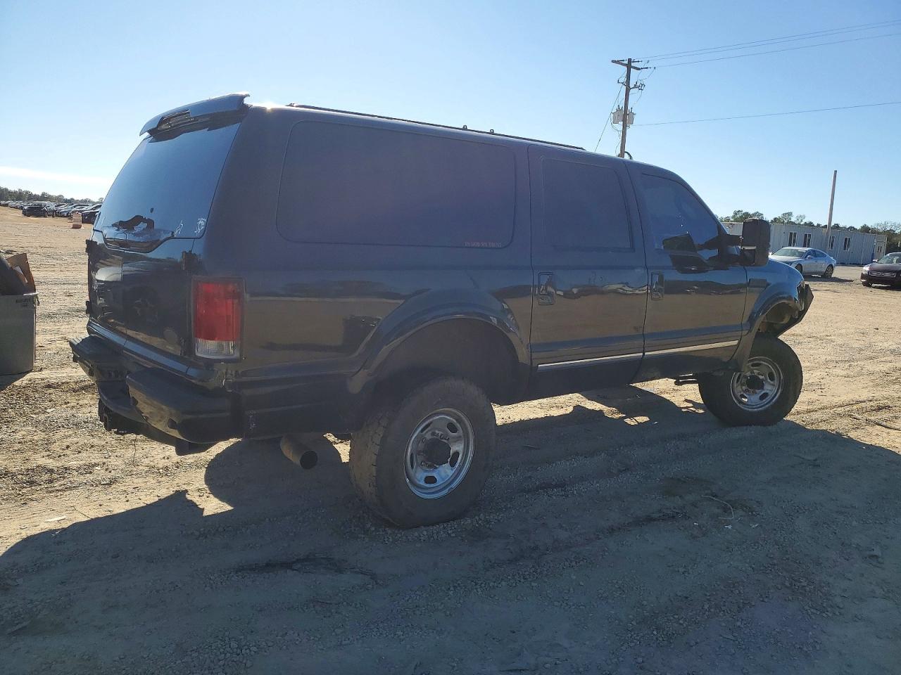 2004 Ford Excursion Limited Black vin: 1FMSU43P34EC27927