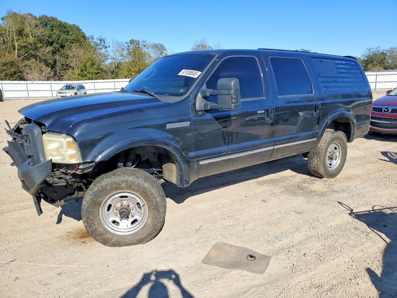 2004 Ford Excursion Limited Black vin: 1FMSU43P34EC27927