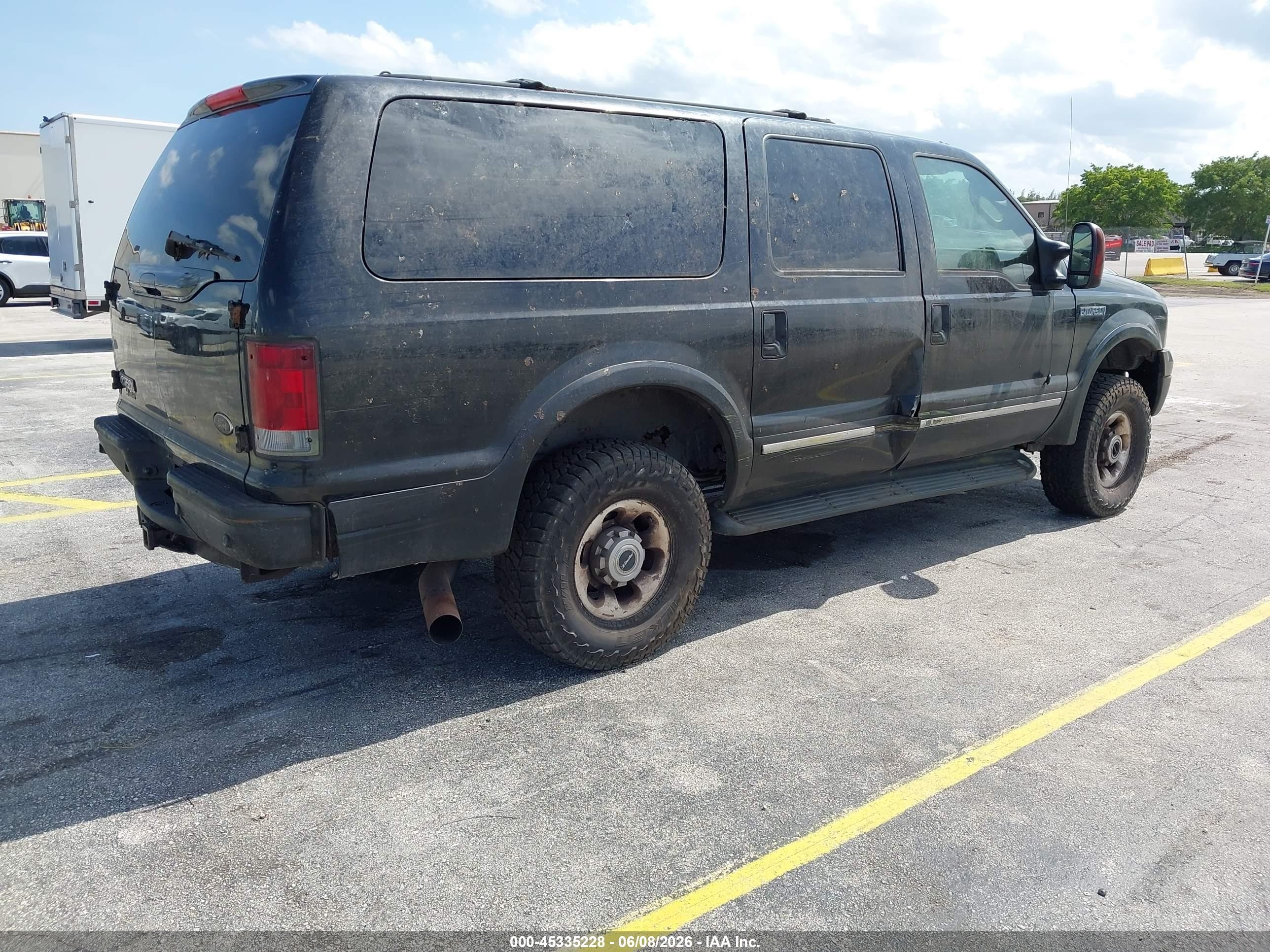 2005 Ford Excursion Limited Черный vin: 1FMSU43P65EB63285