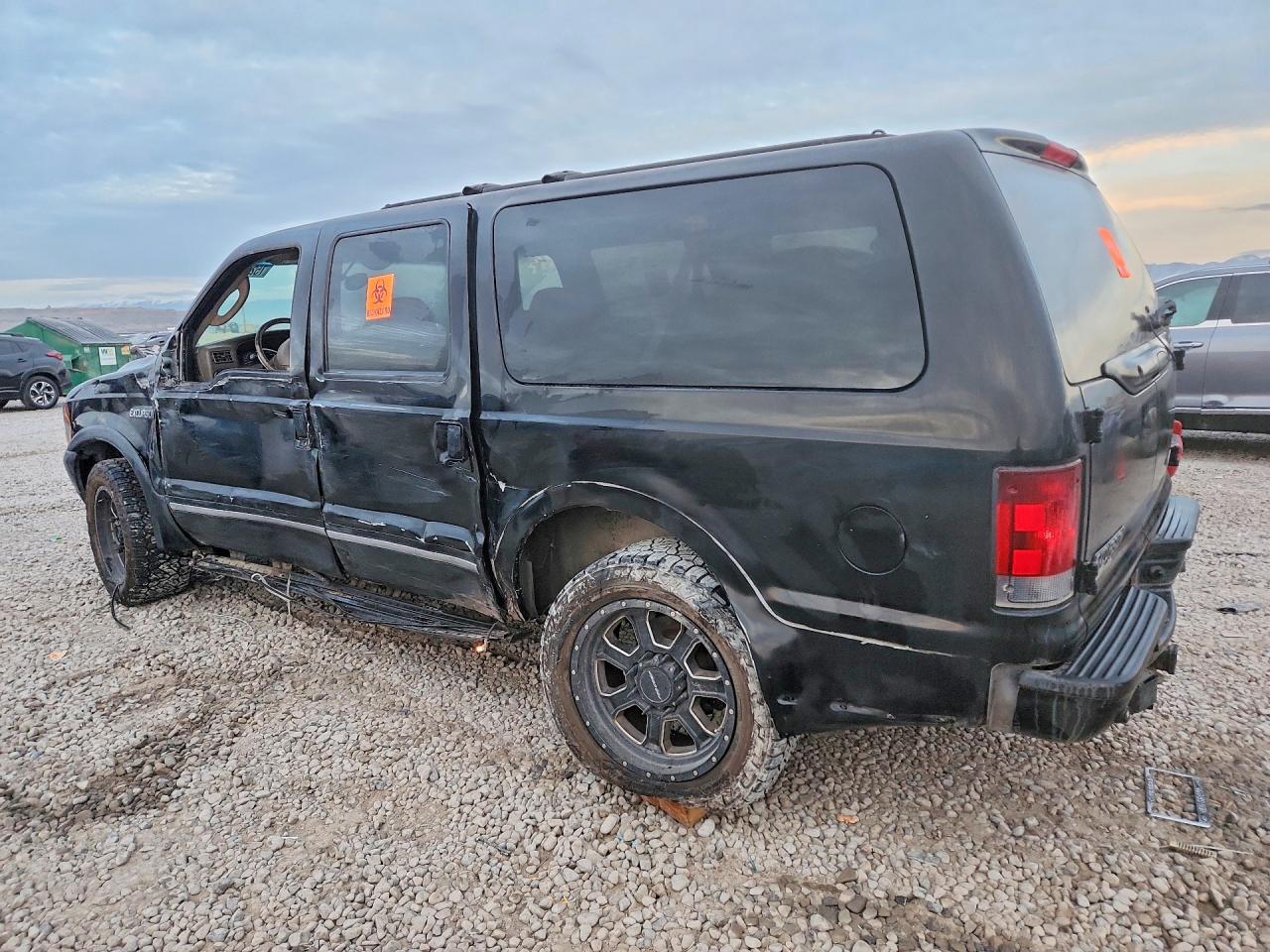 2003 Ford Excursion Limited Black vin: 1FMSU43P83EB44542