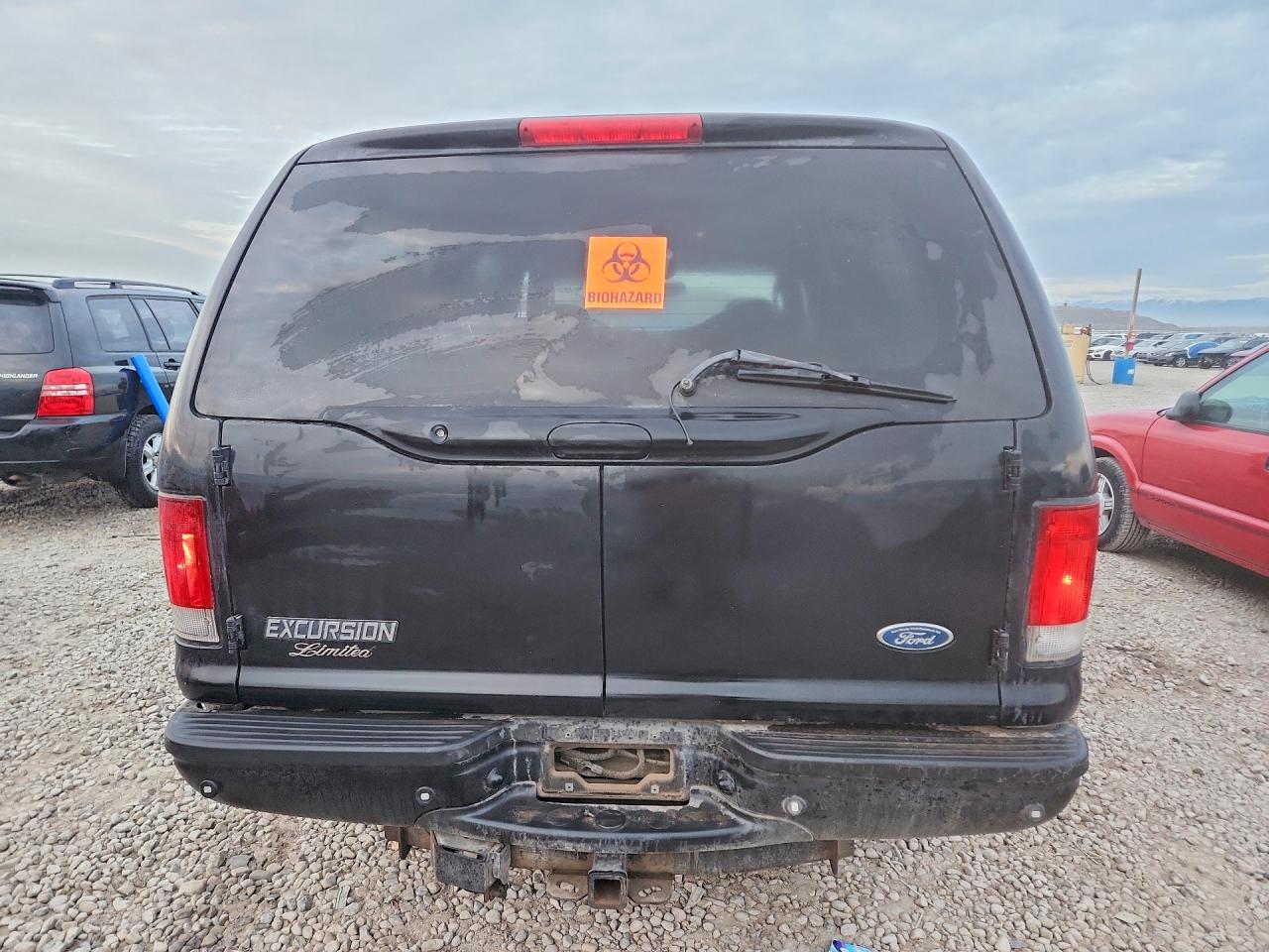 2003 Ford Excursion Limited Black vin: 1FMSU43P83EB44542