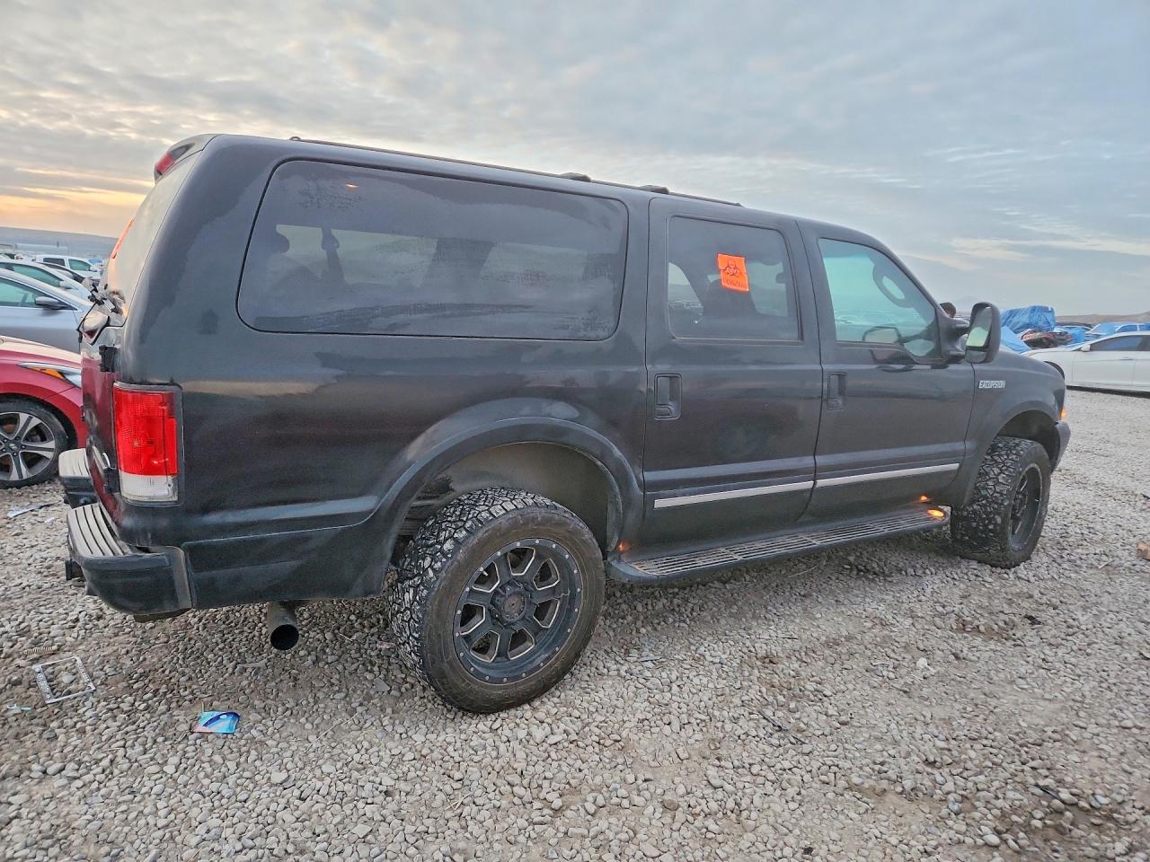 2003 Ford Excursion Limited Black vin: 1FMSU43P83EB44542