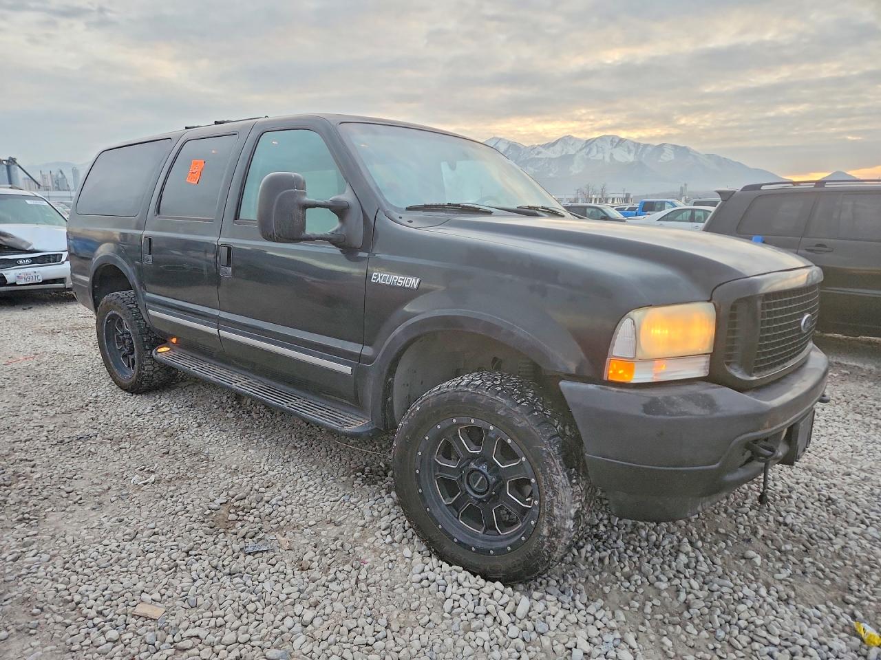 2003 Ford Excursion Limited Black vin: 1FMSU43P83EB44542