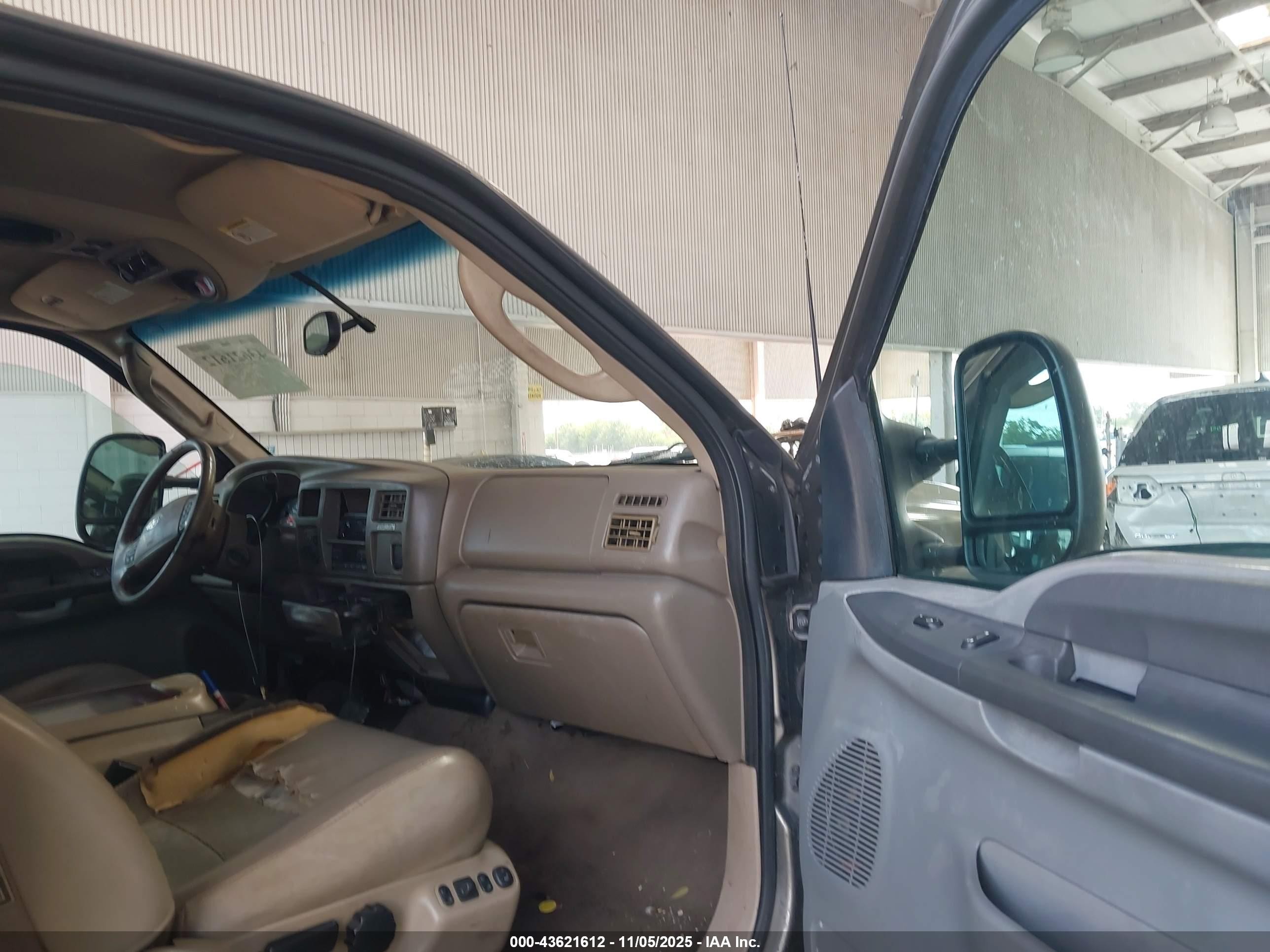 2003 Ford Excursion Limited Серый vin: 1FMSU43P83EB45349