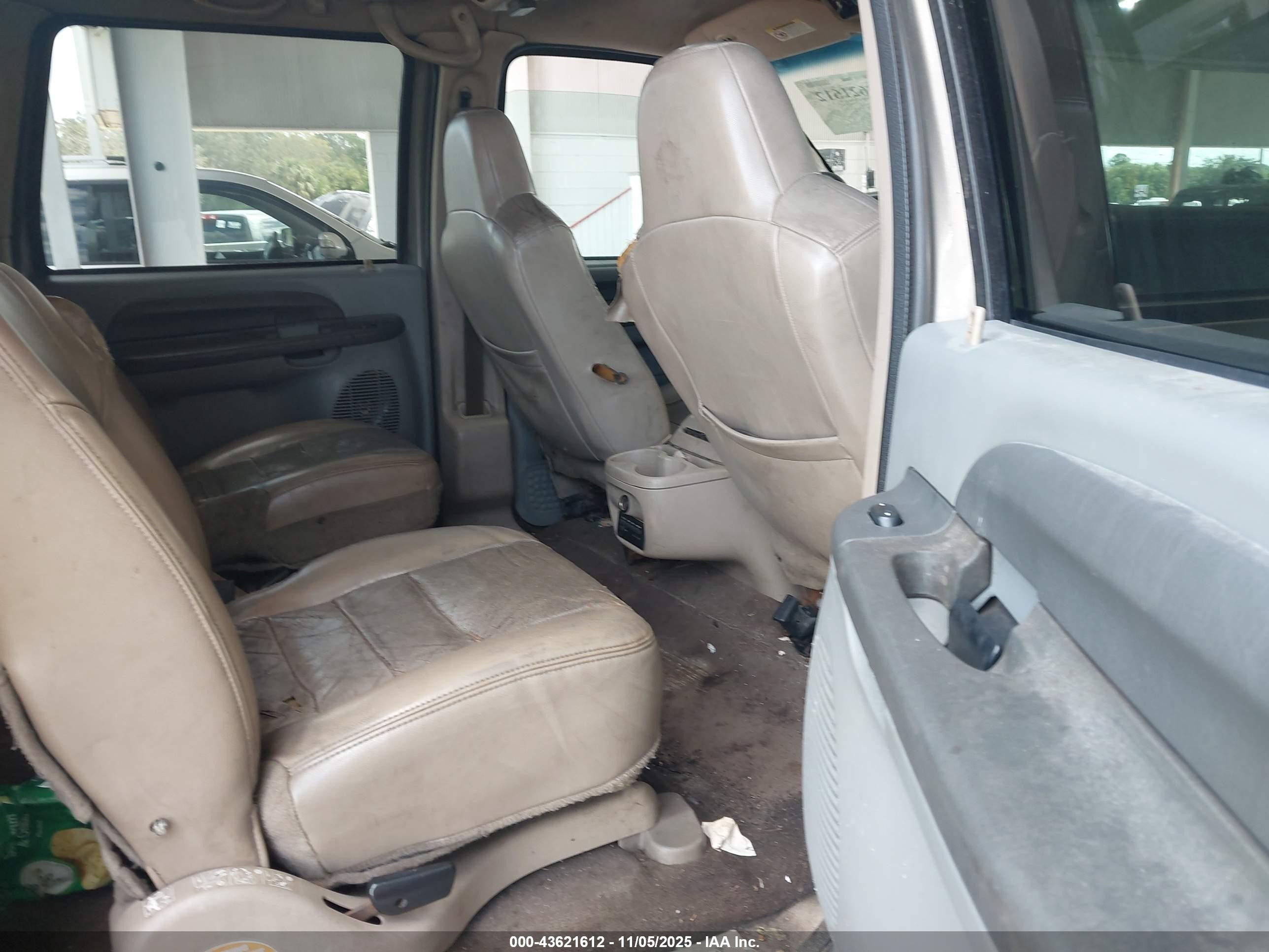 2003 Ford Excursion Limited Серый vin: 1FMSU43P83EB45349