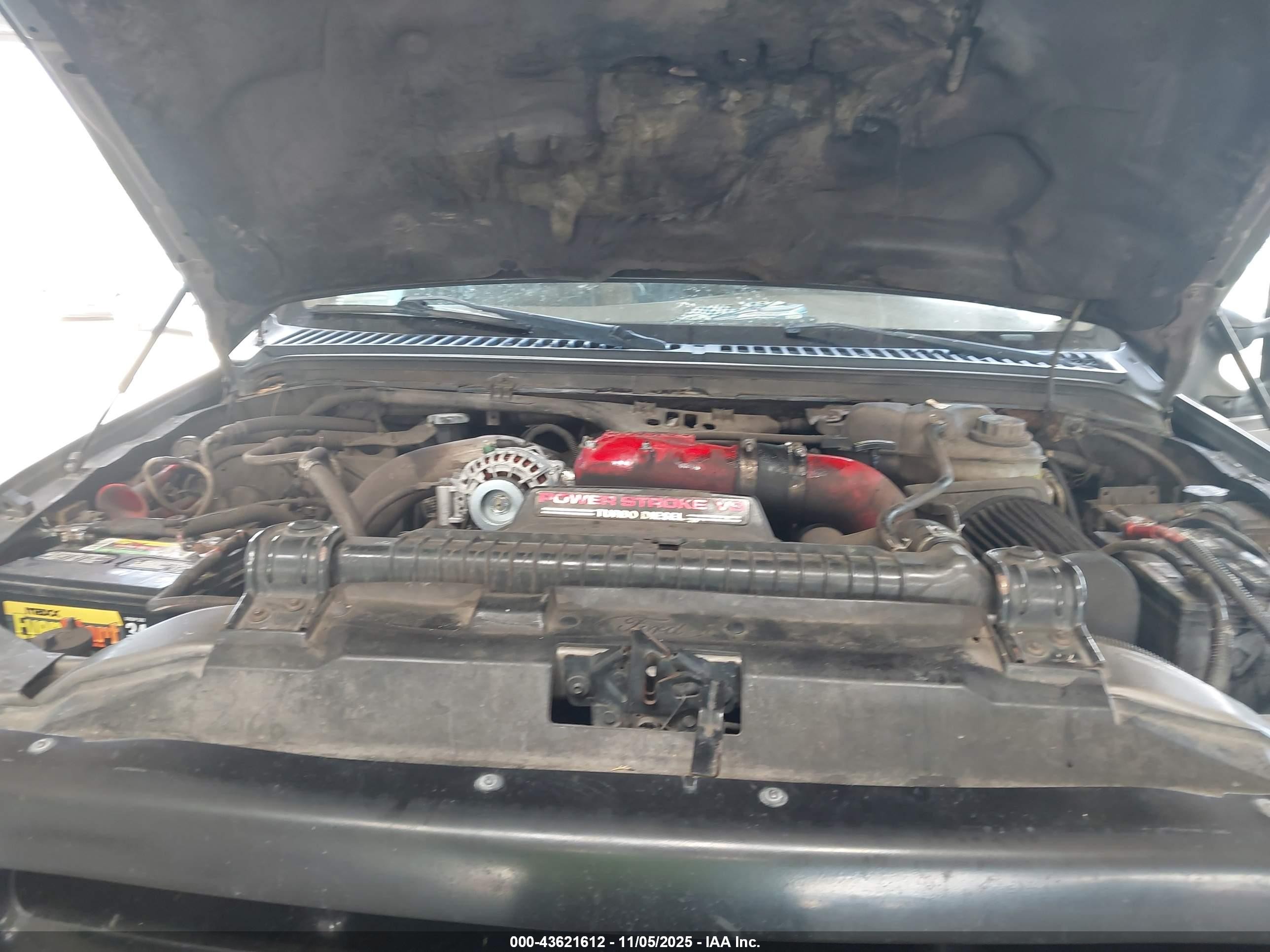 2003 Ford Excursion Limited Серый vin: 1FMSU43P83EB45349