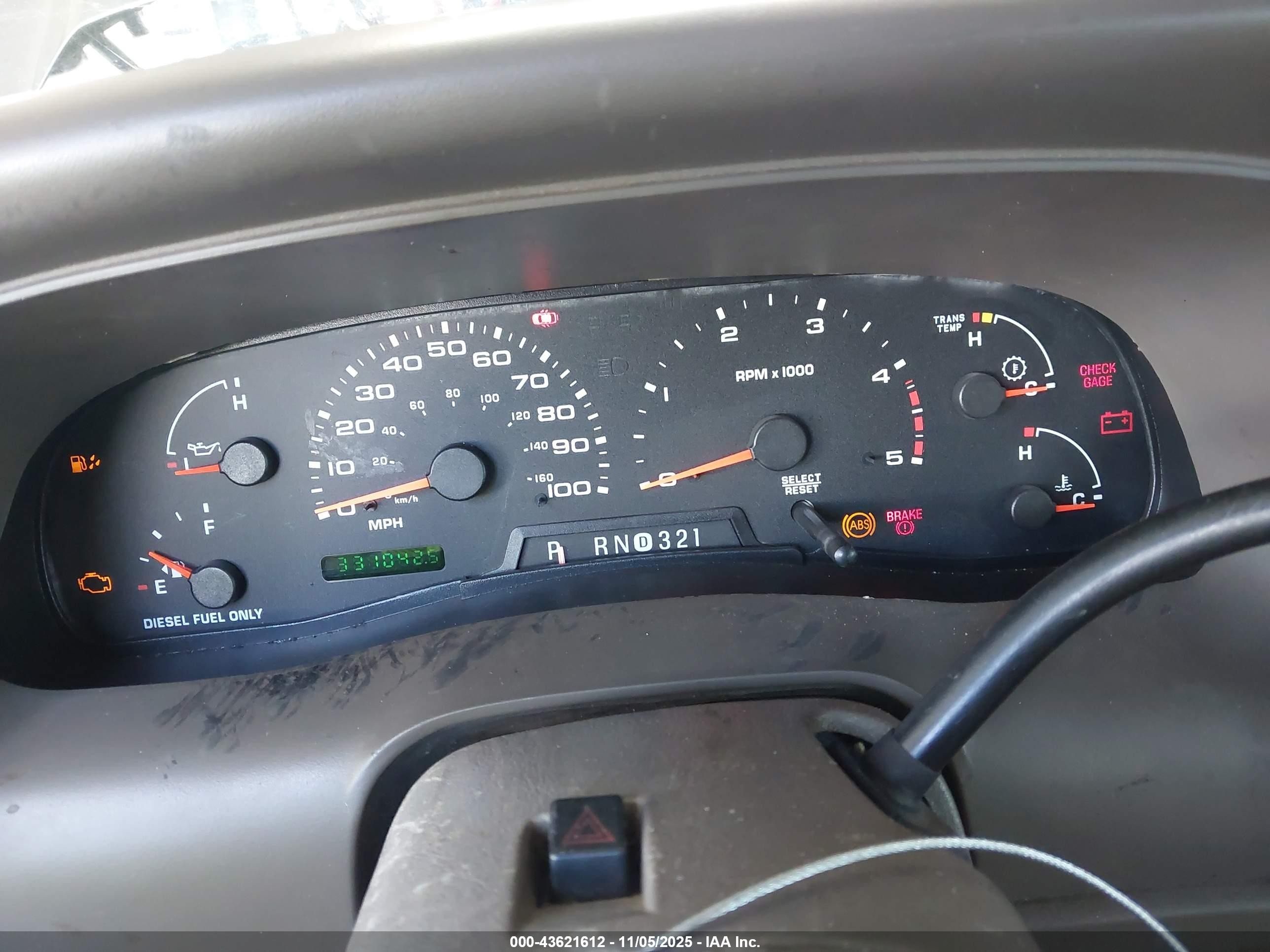 2003 Ford Excursion Limited Серый vin: 1FMSU43P83EB45349
