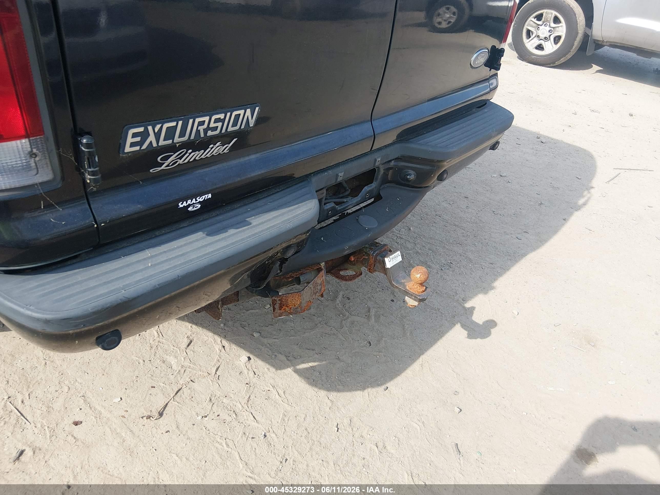 2004 Ford Excursion Limited Black vin: 1FMSU43P84EA67527