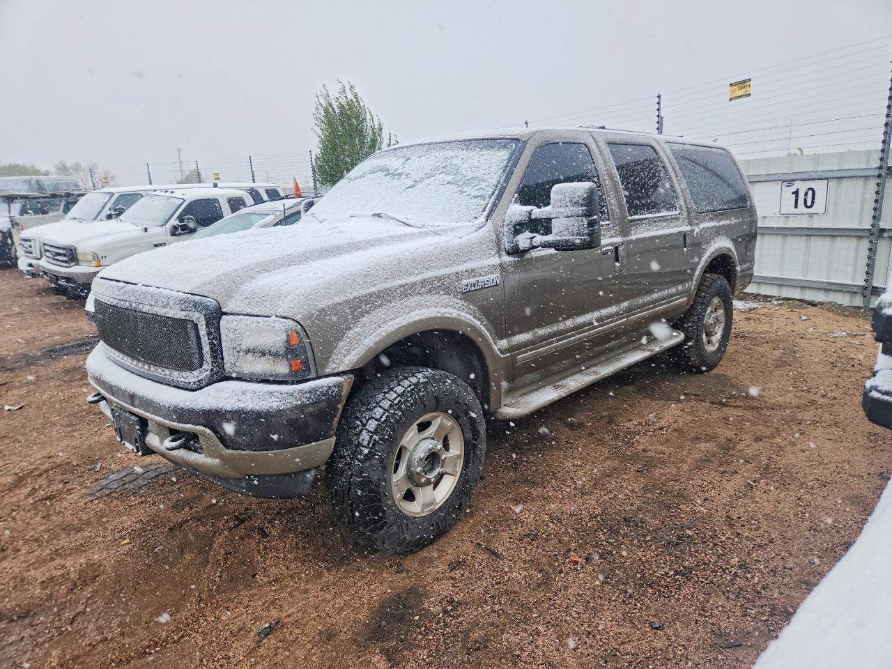 2004 Ford Excursion Limited Brown vin: 1FMSU43P84EC28152
