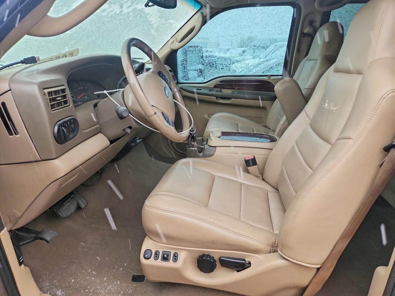 2004 Ford Excursion Limited Brown vin: 1FMSU43P84EC28152