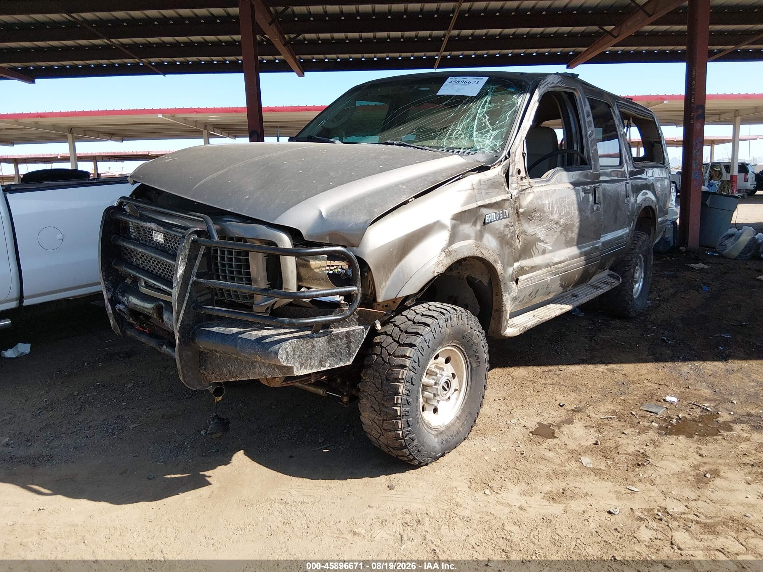 2004 Ford Excursion Limited Gray vin: 1FMSU43PX4ED60720