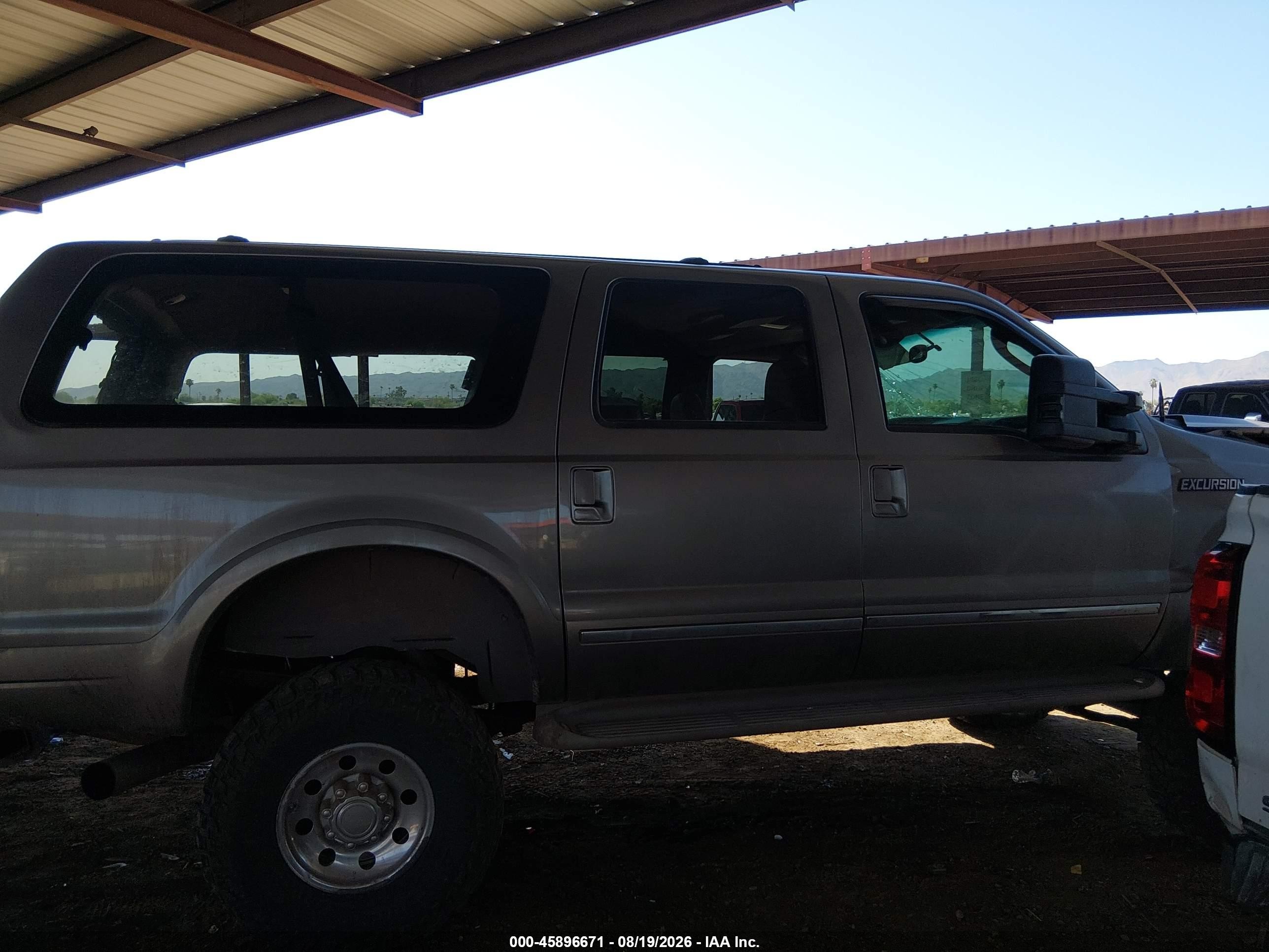 2004 Ford Excursion Limited Gray vin: 1FMSU43PX4ED60720