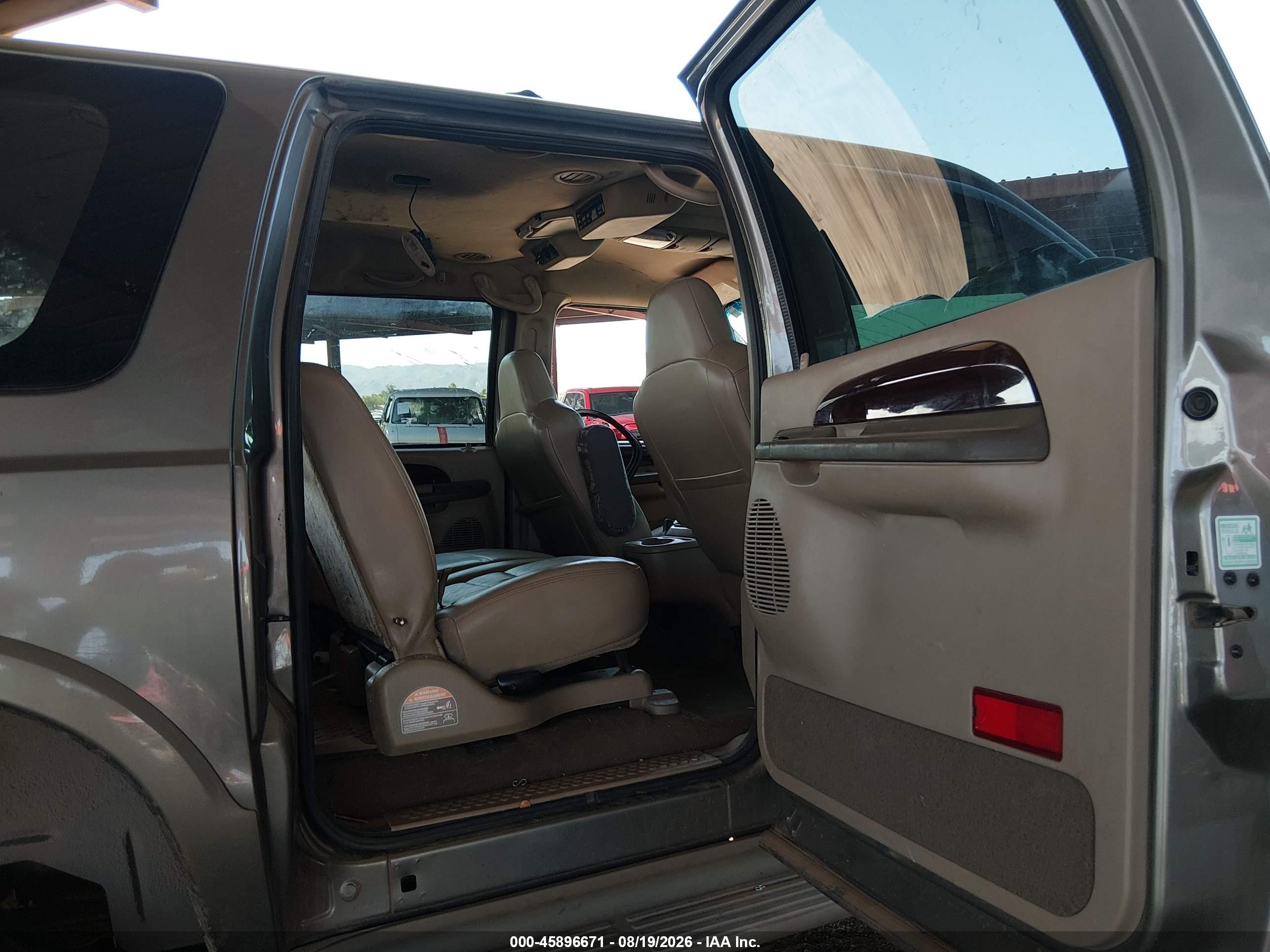 2004 Ford Excursion Limited Gray vin: 1FMSU43PX4ED60720