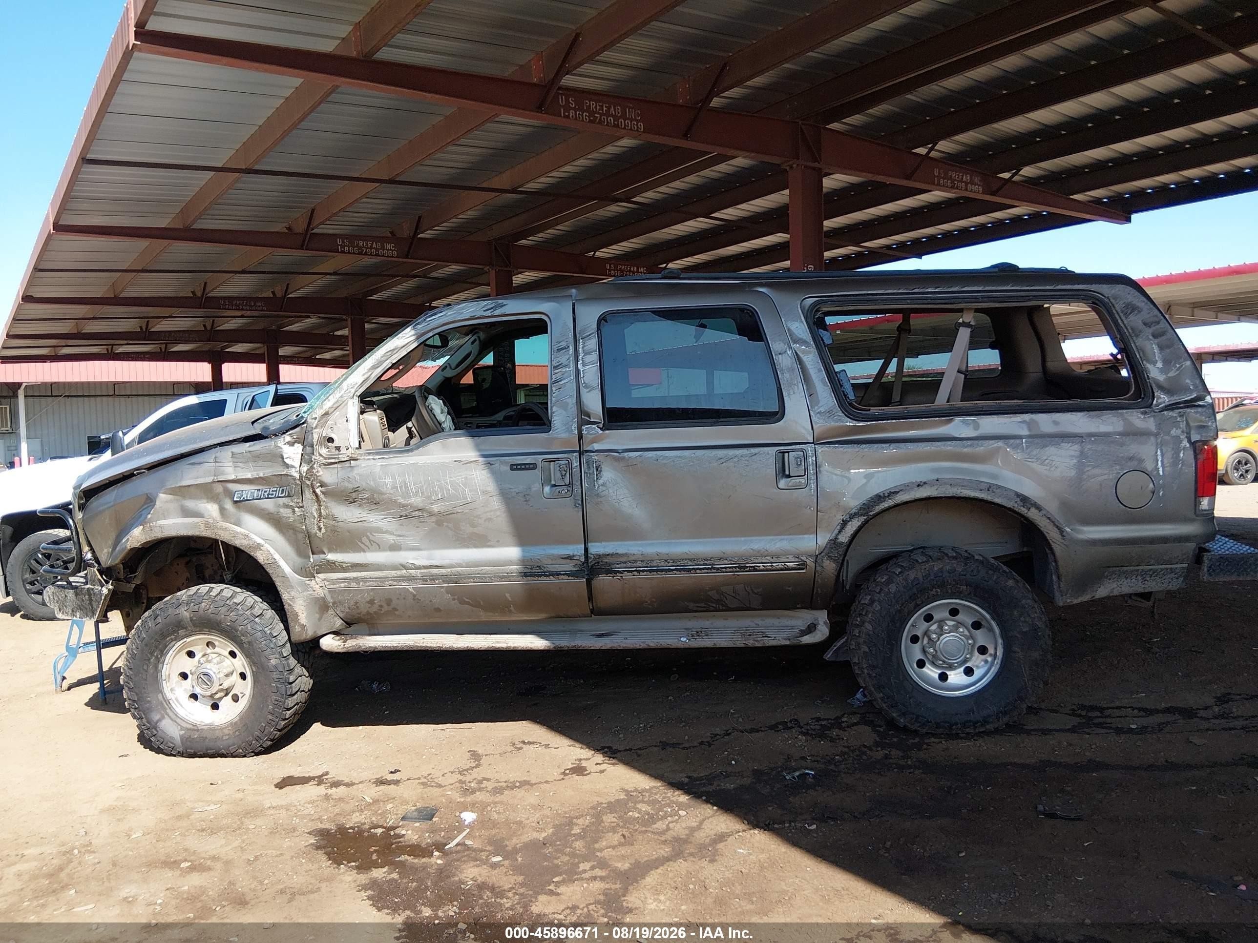 2004 Ford Excursion Limited Gray vin: 1FMSU43PX4ED60720