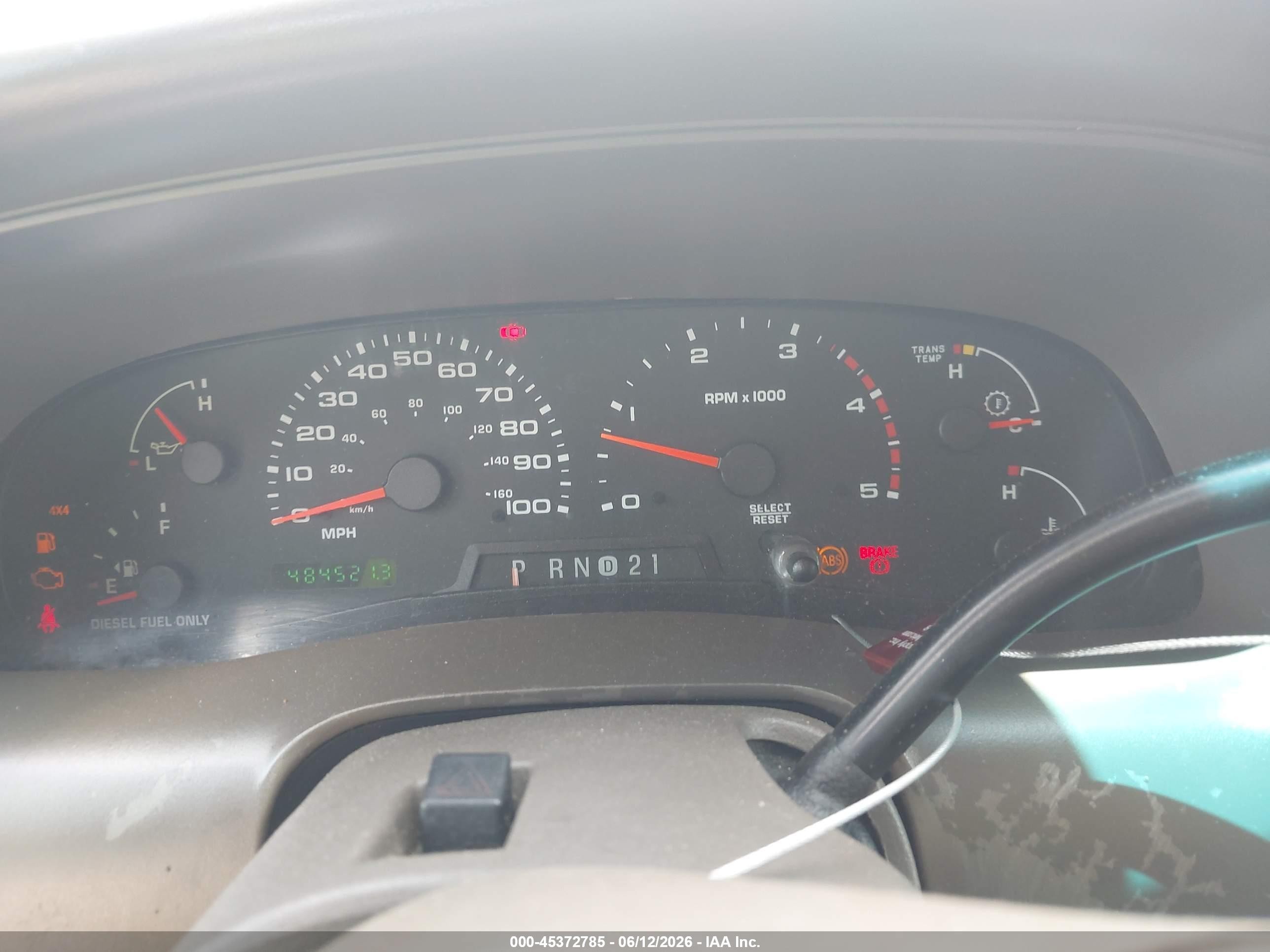 2003 Ford Excursion Eddie Bauer White vin: 1FMSU45F03EA35691