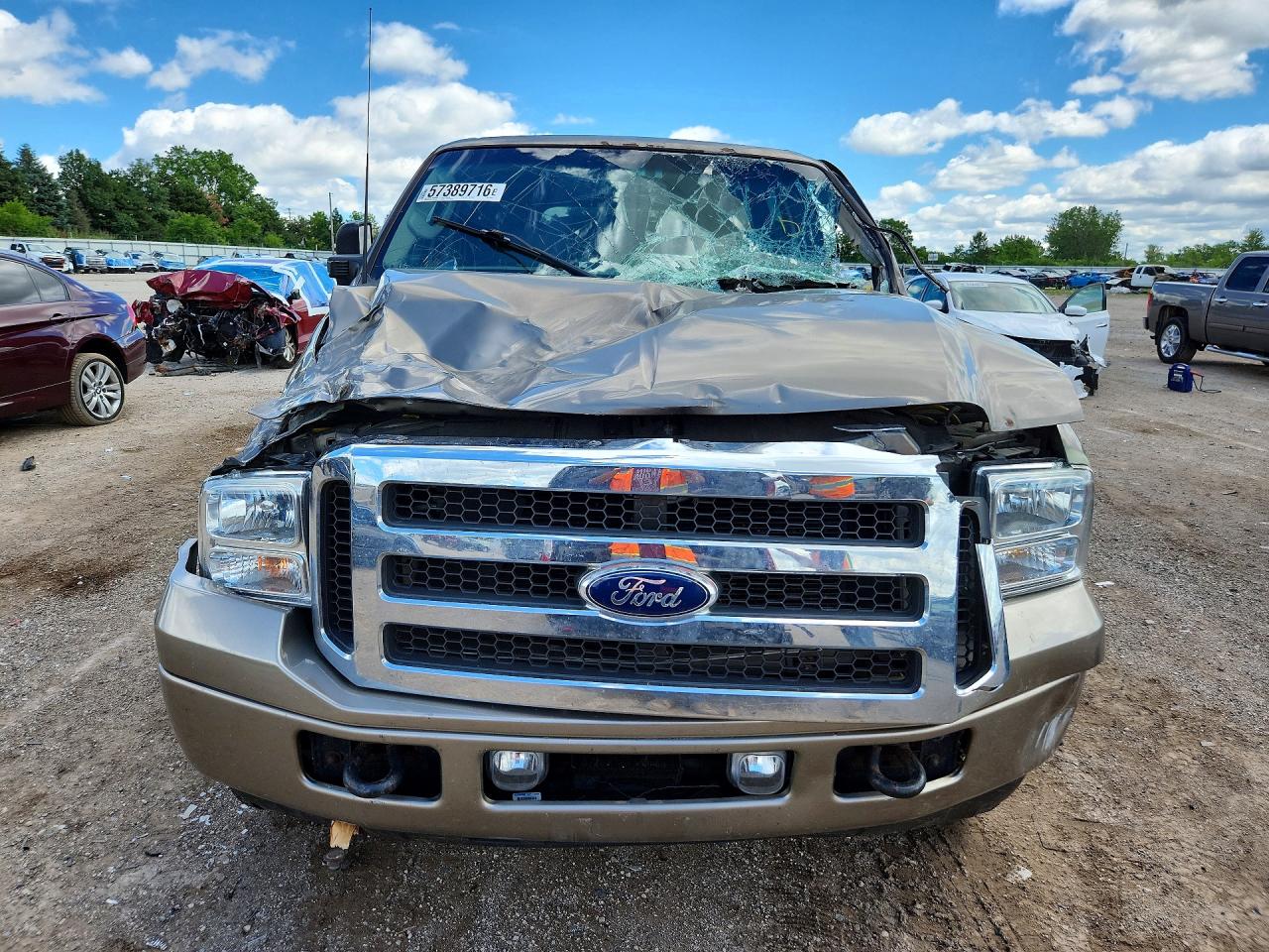 2003 Ford Excursion Eddie Bauer Tan vin: 1FMSU45F73EA24879