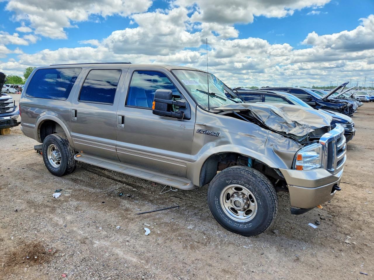 2003 Ford Excursion Eddie Bauer Tan vin: 1FMSU45F73EA24879