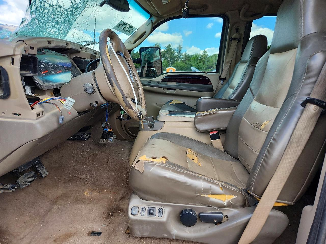 2003 Ford Excursion Eddie Bauer Tan vin: 1FMSU45F73EA24879