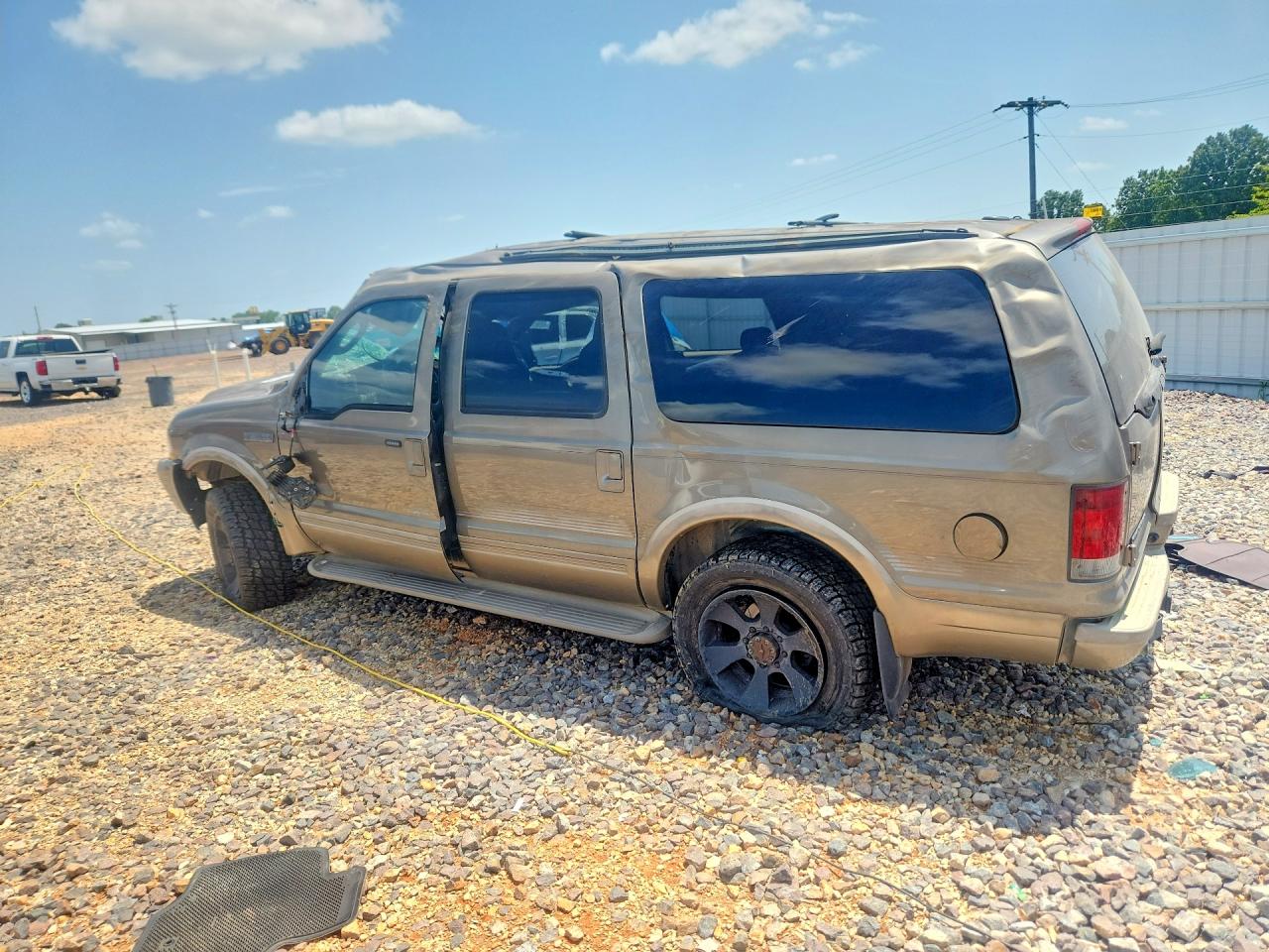 2003 Ford Excursion Eddie Bauer Gray vin: 1FMSU45F83EA42517