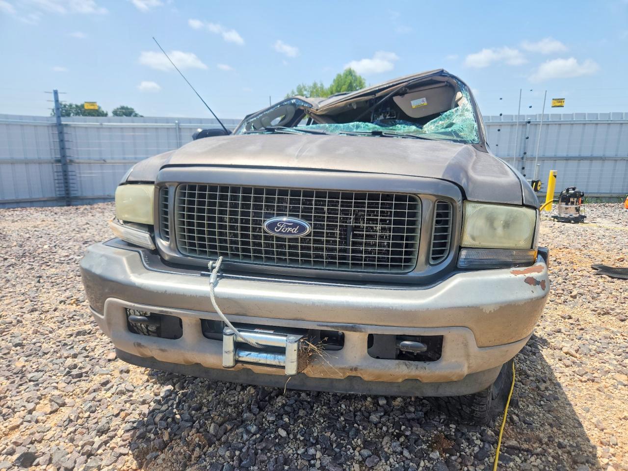 2003 Ford Excursion Eddie Bauer Gray vin: 1FMSU45F83EA42517