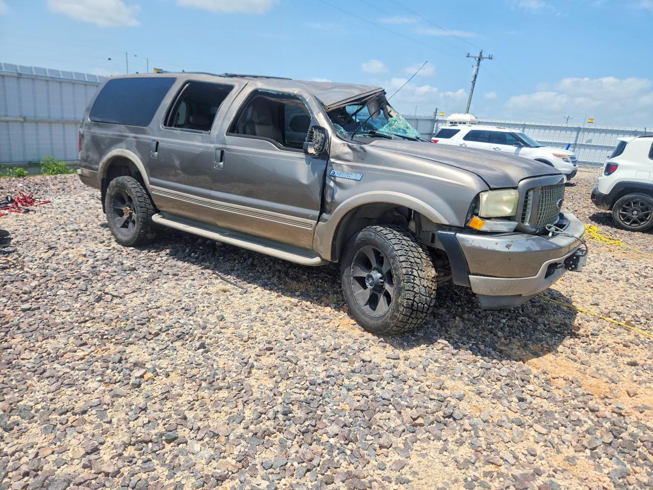 2003 Ford Excursion Eddie Bauer Gray vin: 1FMSU45F83EA42517