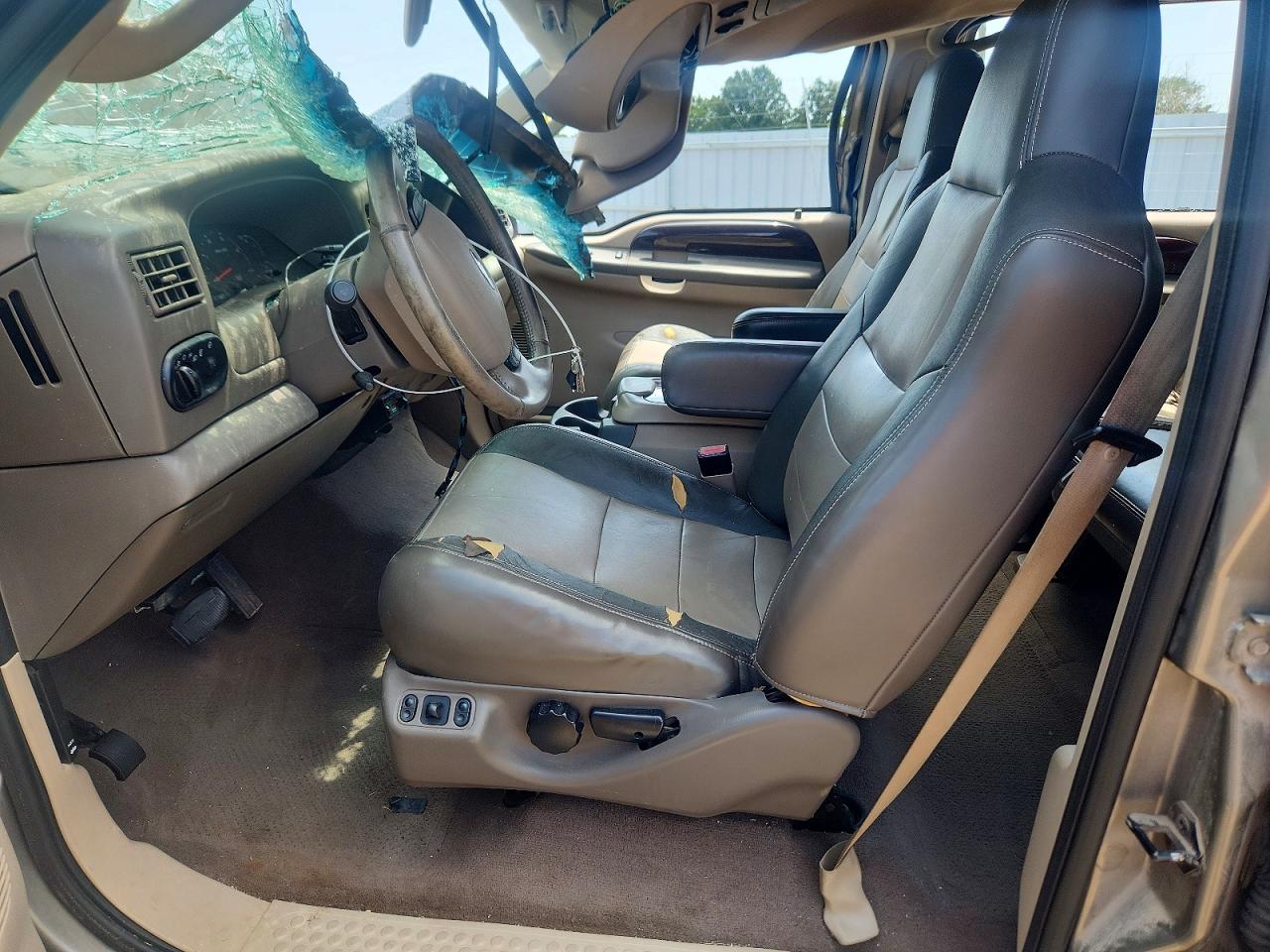 2003 Ford Excursion Eddie Bauer Gray vin: 1FMSU45F83EA42517
