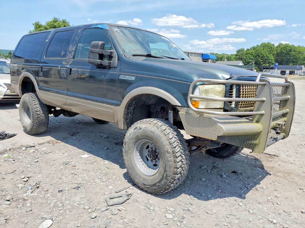2003 Ford Excursion Eddie Bauer Green vin: 1FMSU45P03EC48021