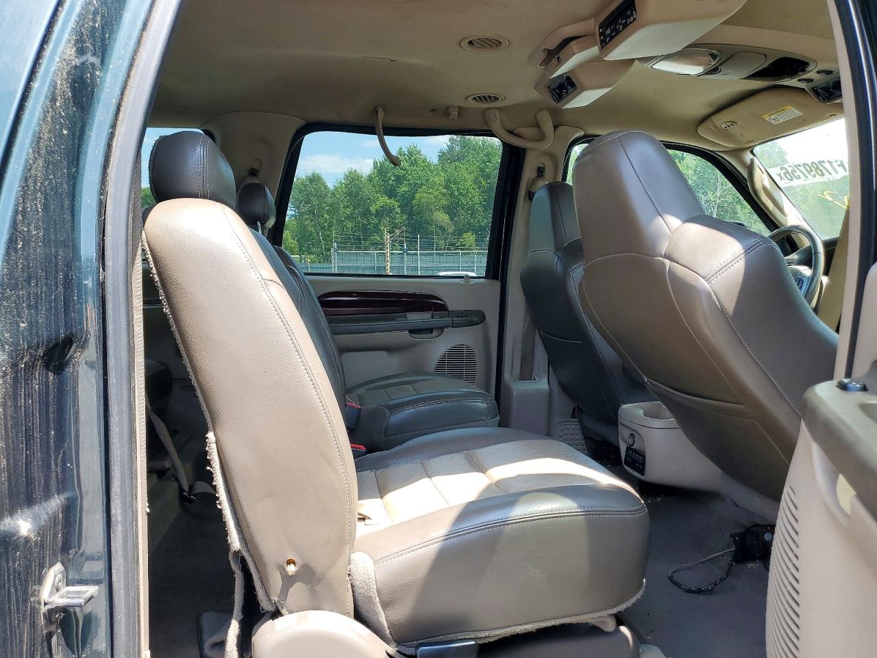 2003 Ford Excursion Eddie Bauer Green vin: 1FMSU45P03EC48021