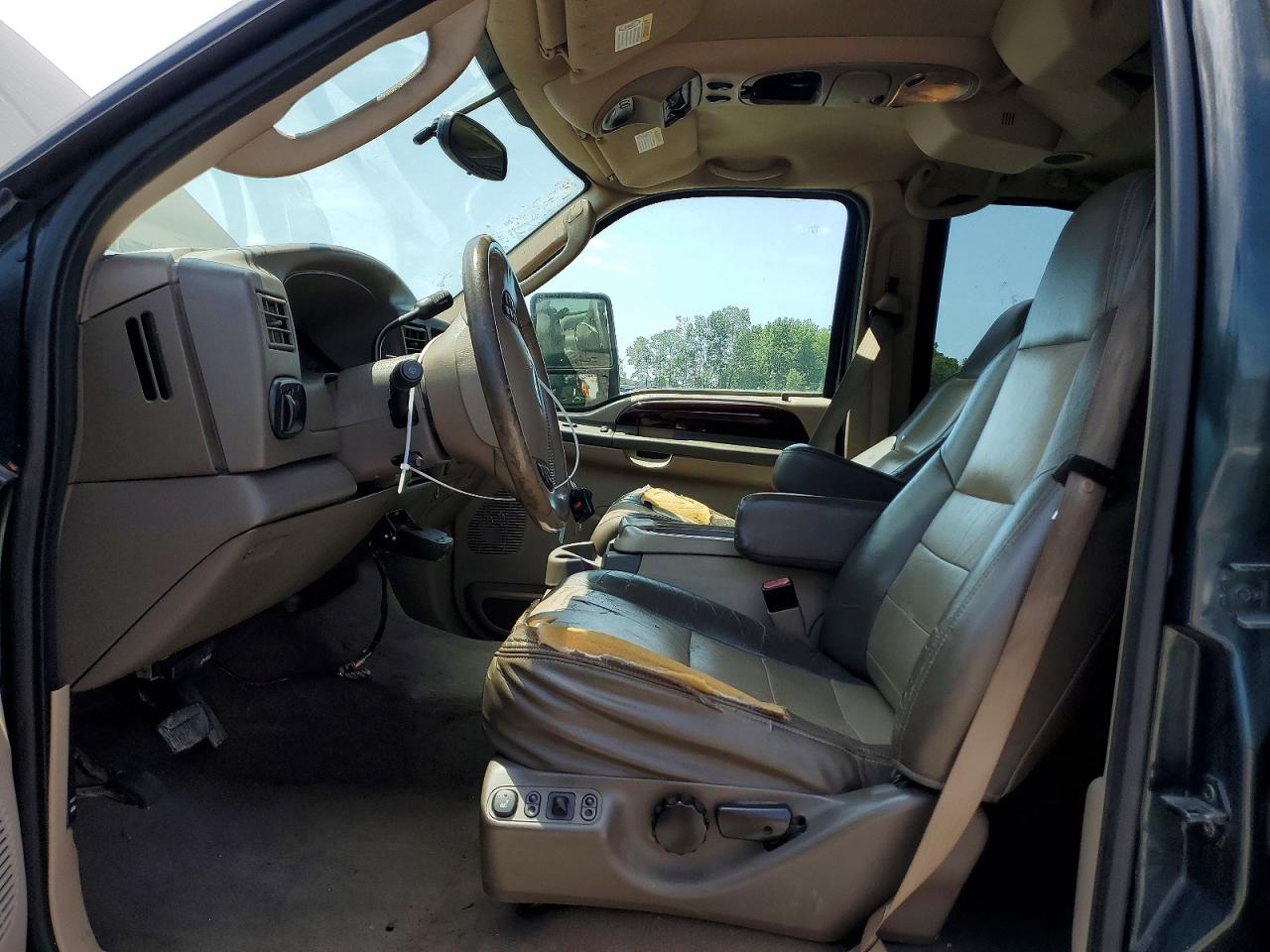 2003 Ford Excursion Eddie Bauer Green vin: 1FMSU45P03EC48021