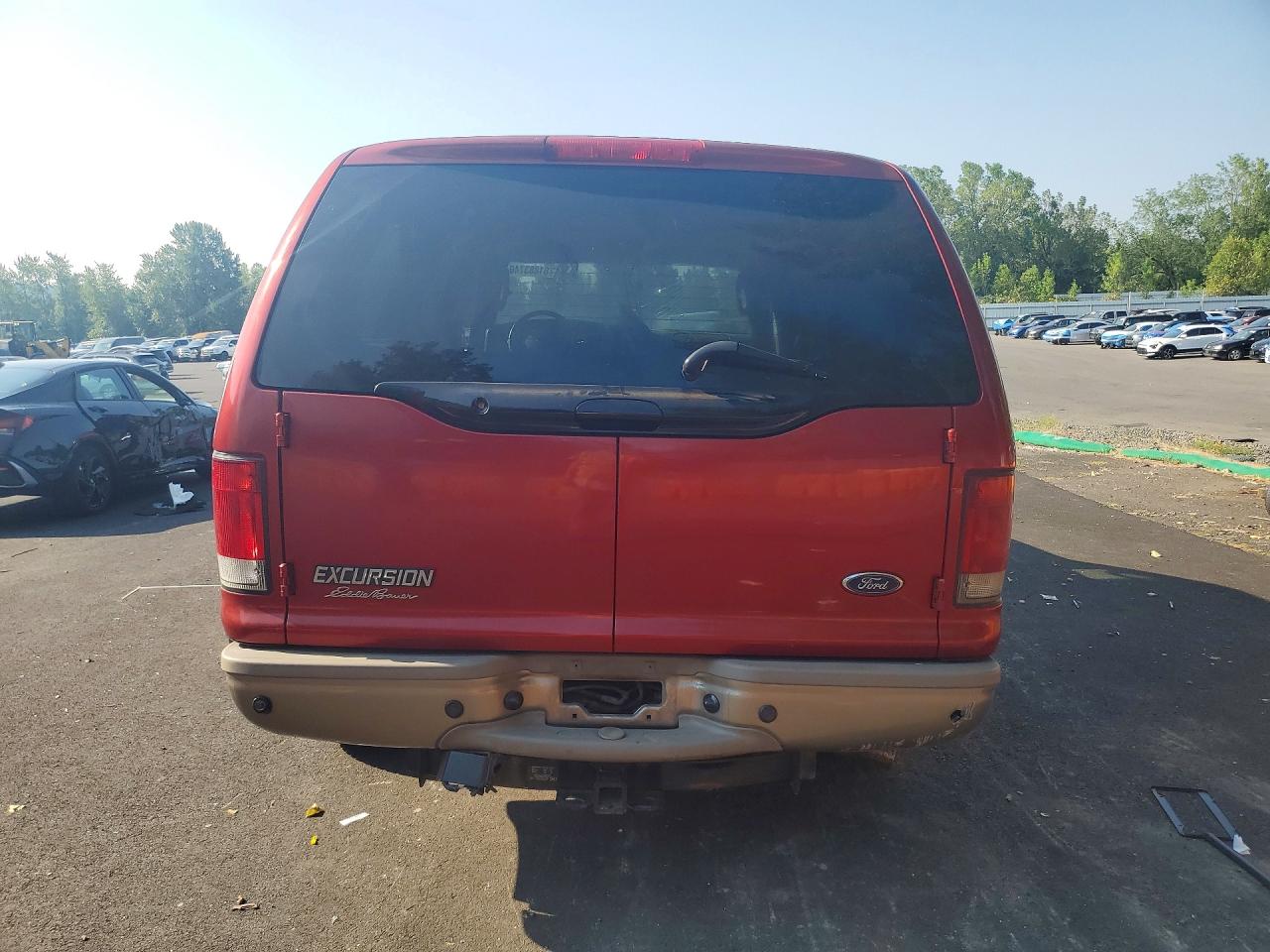 2005 Ford Excursion Eddie Bauer Burgundy vin: 1FMSU45P65ED47851