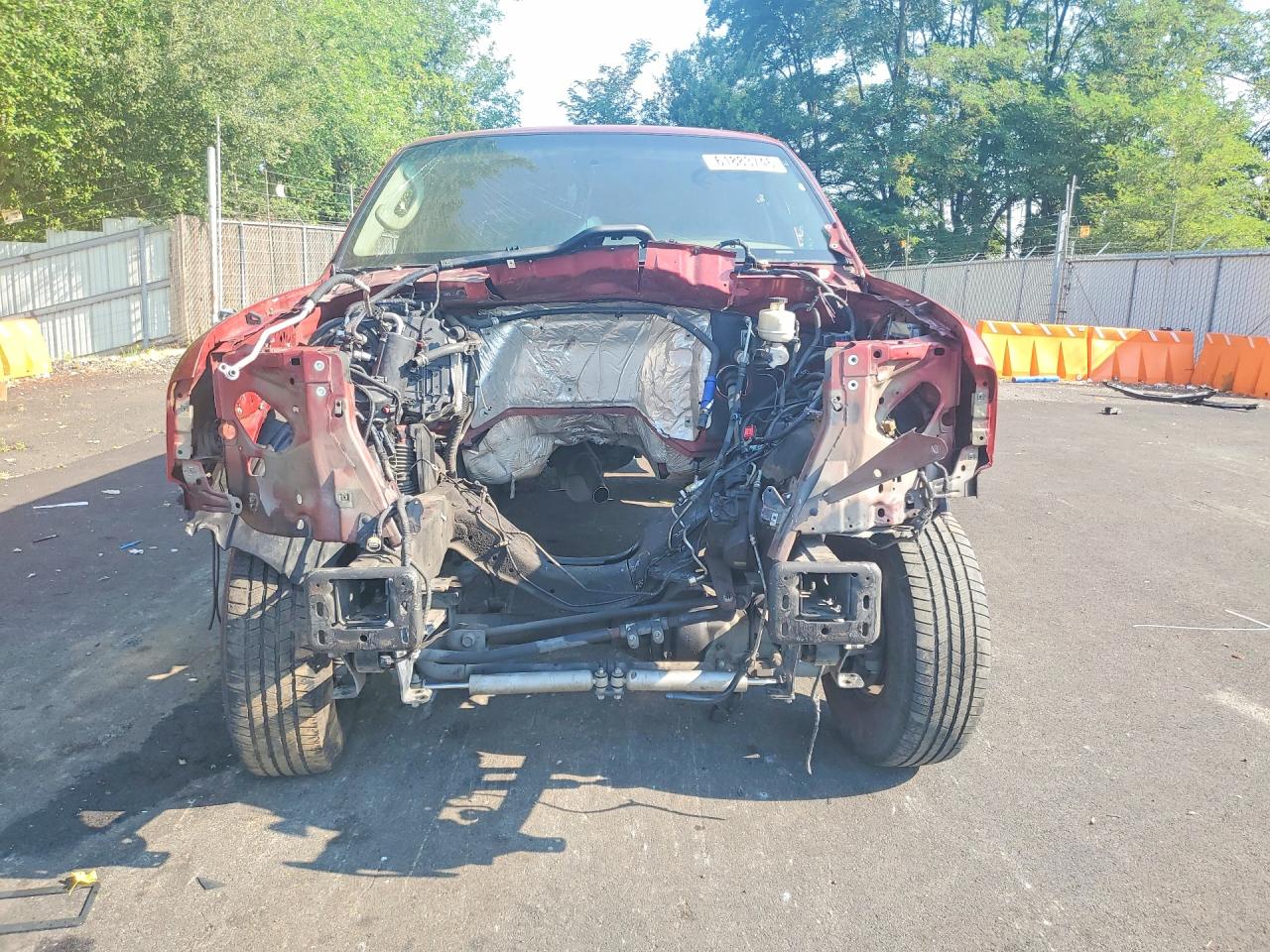 2005 Ford Excursion Eddie Bauer Burgundy vin: 1FMSU45P65ED47851
