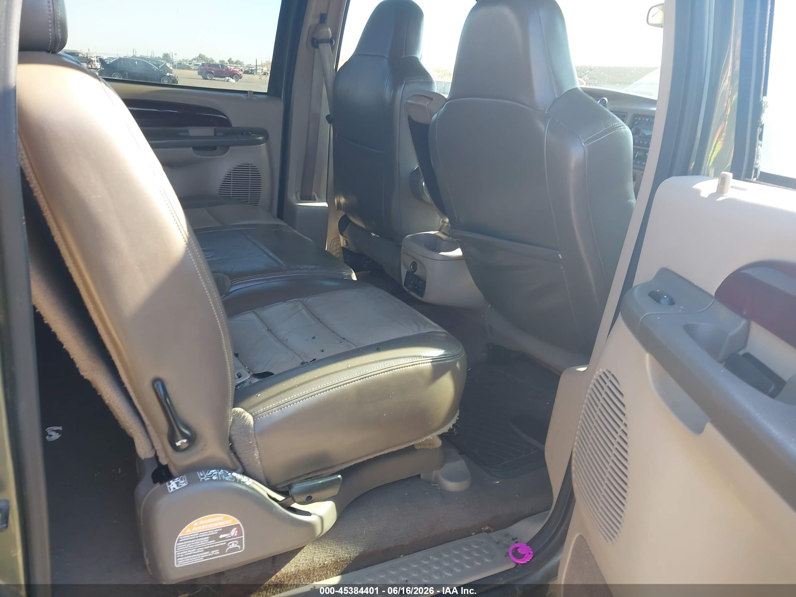 2003 Ford Excursion Eddie Bauer Зеленый vin: 1FMSU45P83EC08267