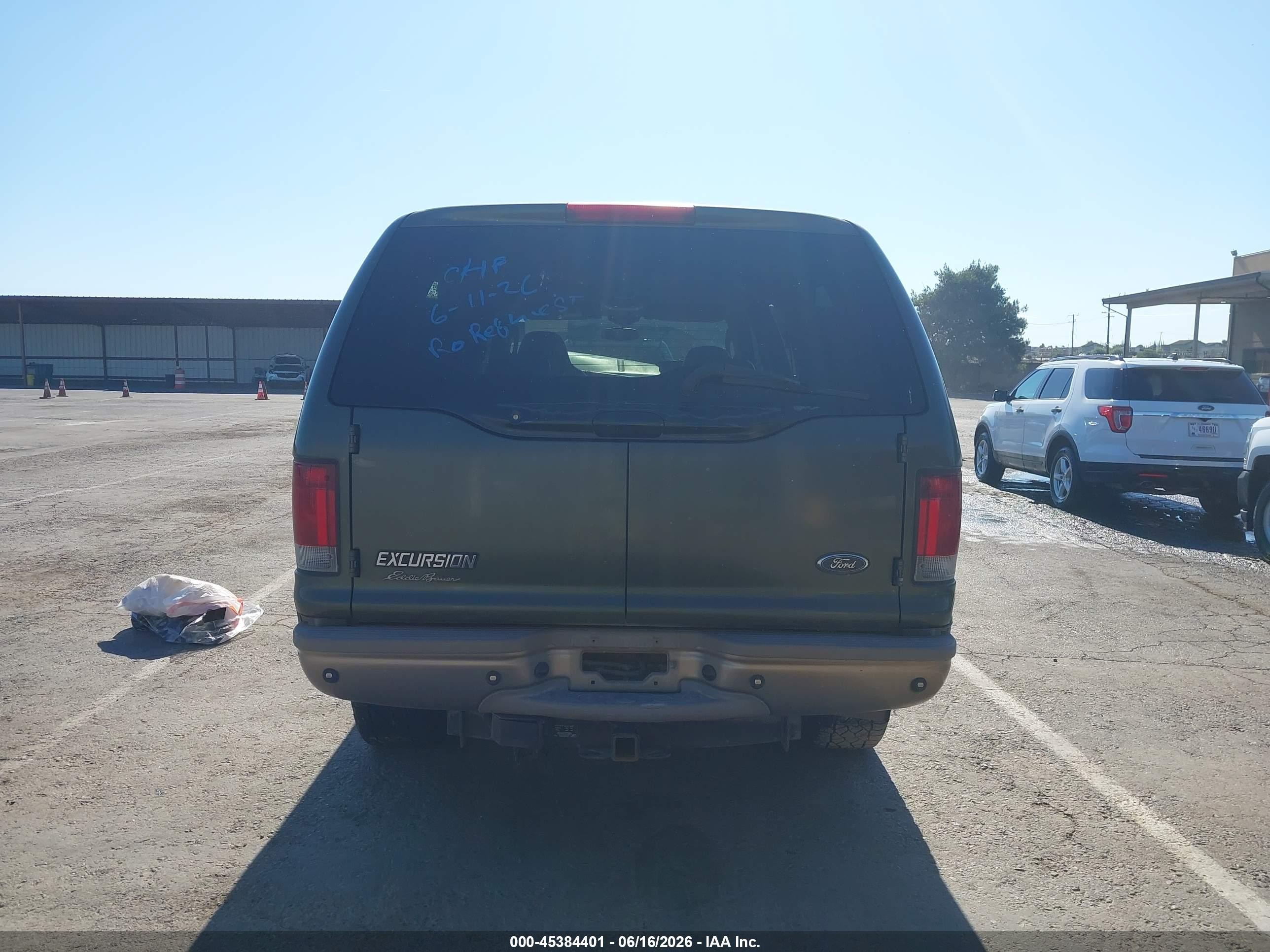 2003 Ford Excursion Eddie Bauer Зеленый vin: 1FMSU45P83EC08267