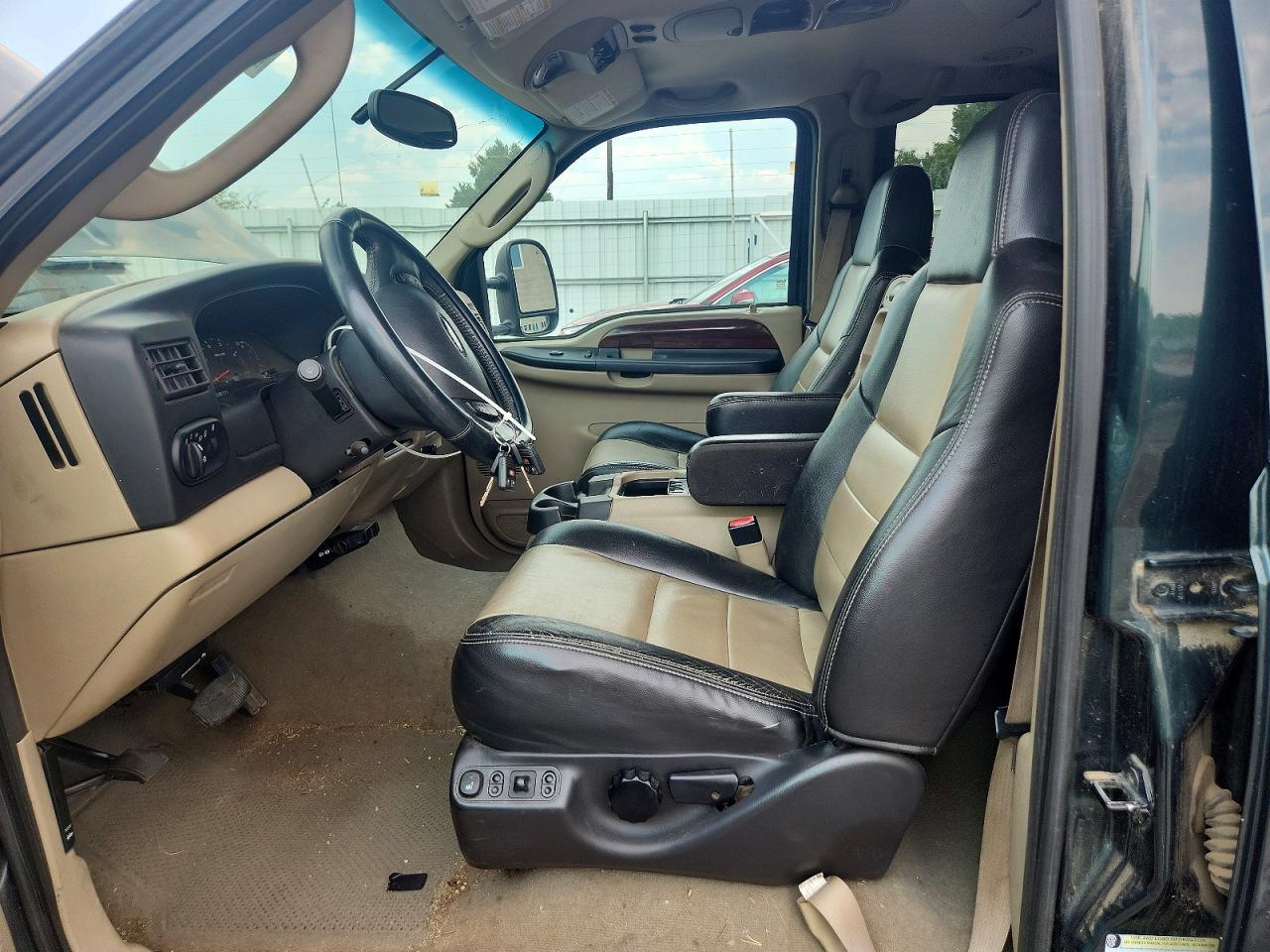 2005 Ford Excursion Eddie Bauer Green vin: 1FMSU45P85EA44828
