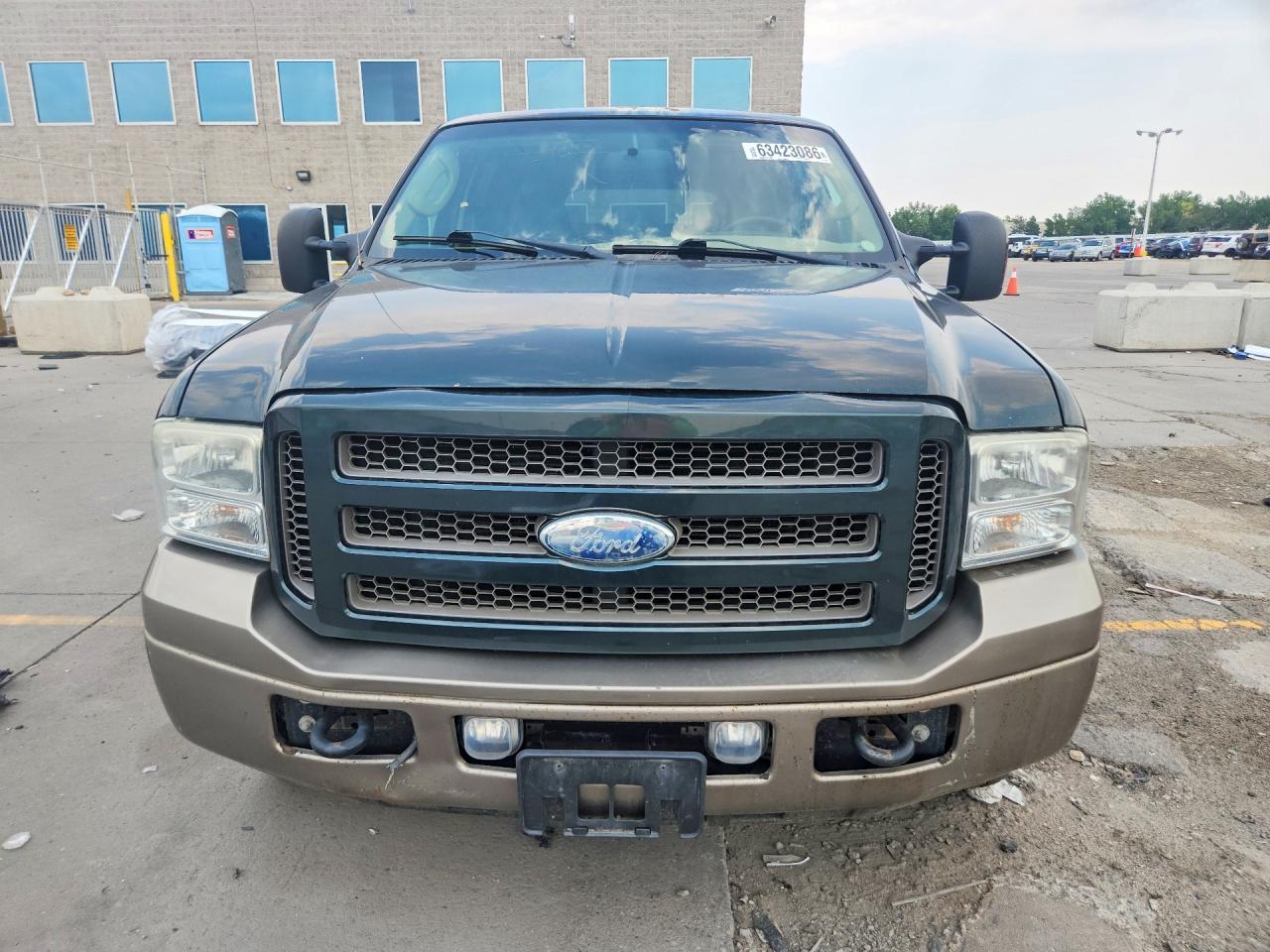 2005 Ford Excursion Eddie Bauer Green vin: 1FMSU45P85EA44828