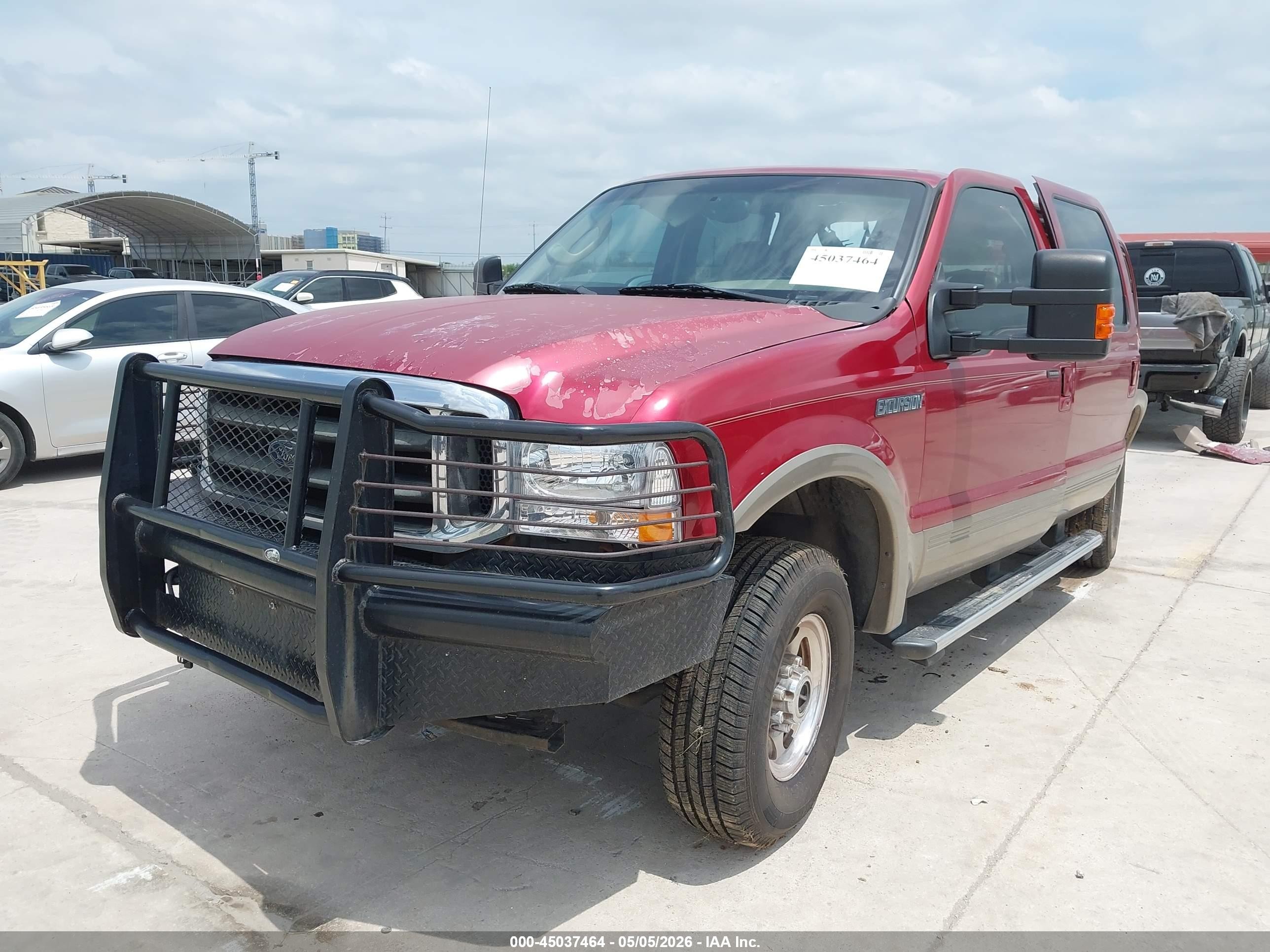 2004 Ford Excursion Eddie Bauer Red vin: 1FMSU45PX4EA91230