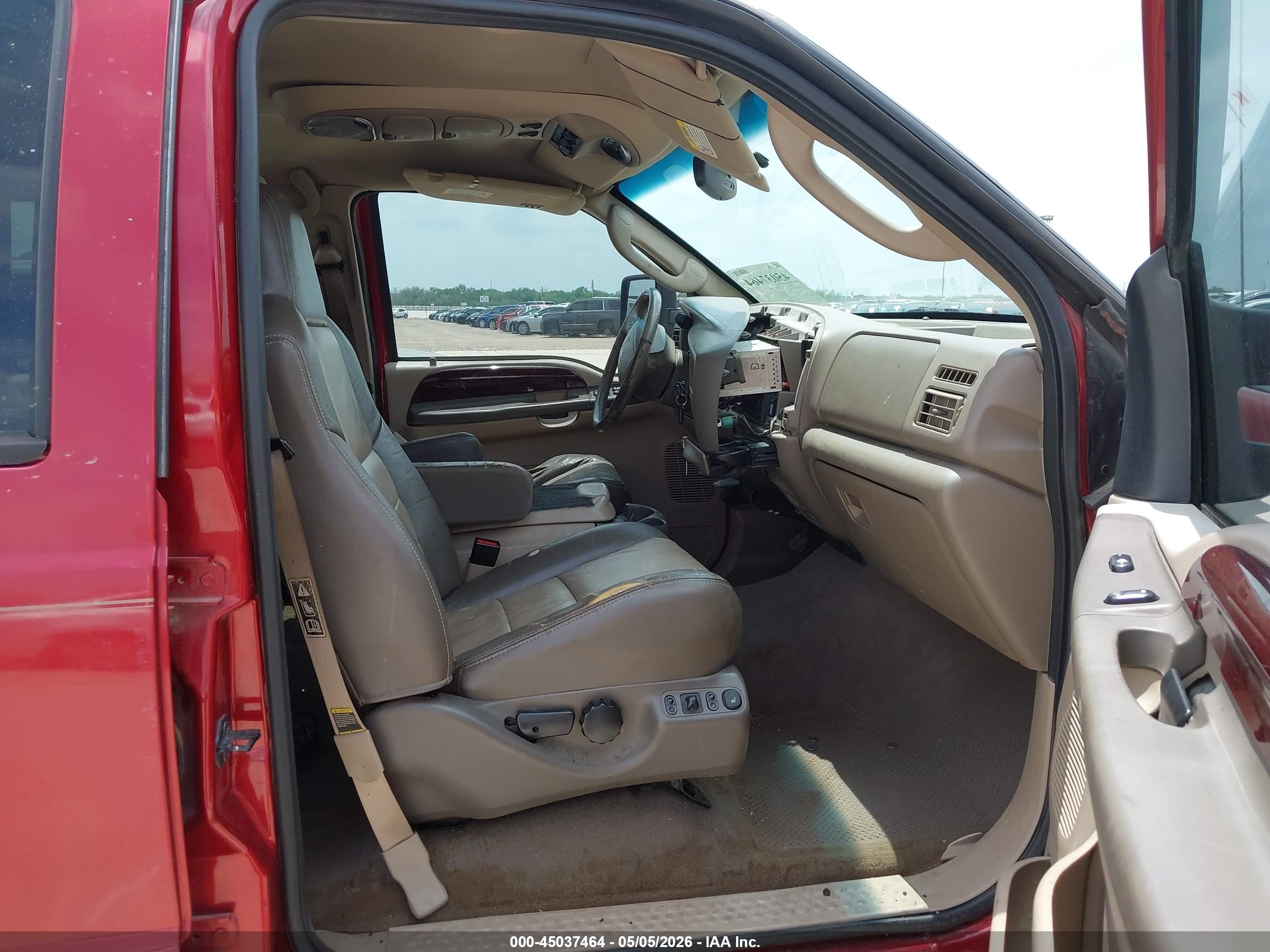 2004 Ford Excursion Eddie Bauer Red vin: 1FMSU45PX4EA91230