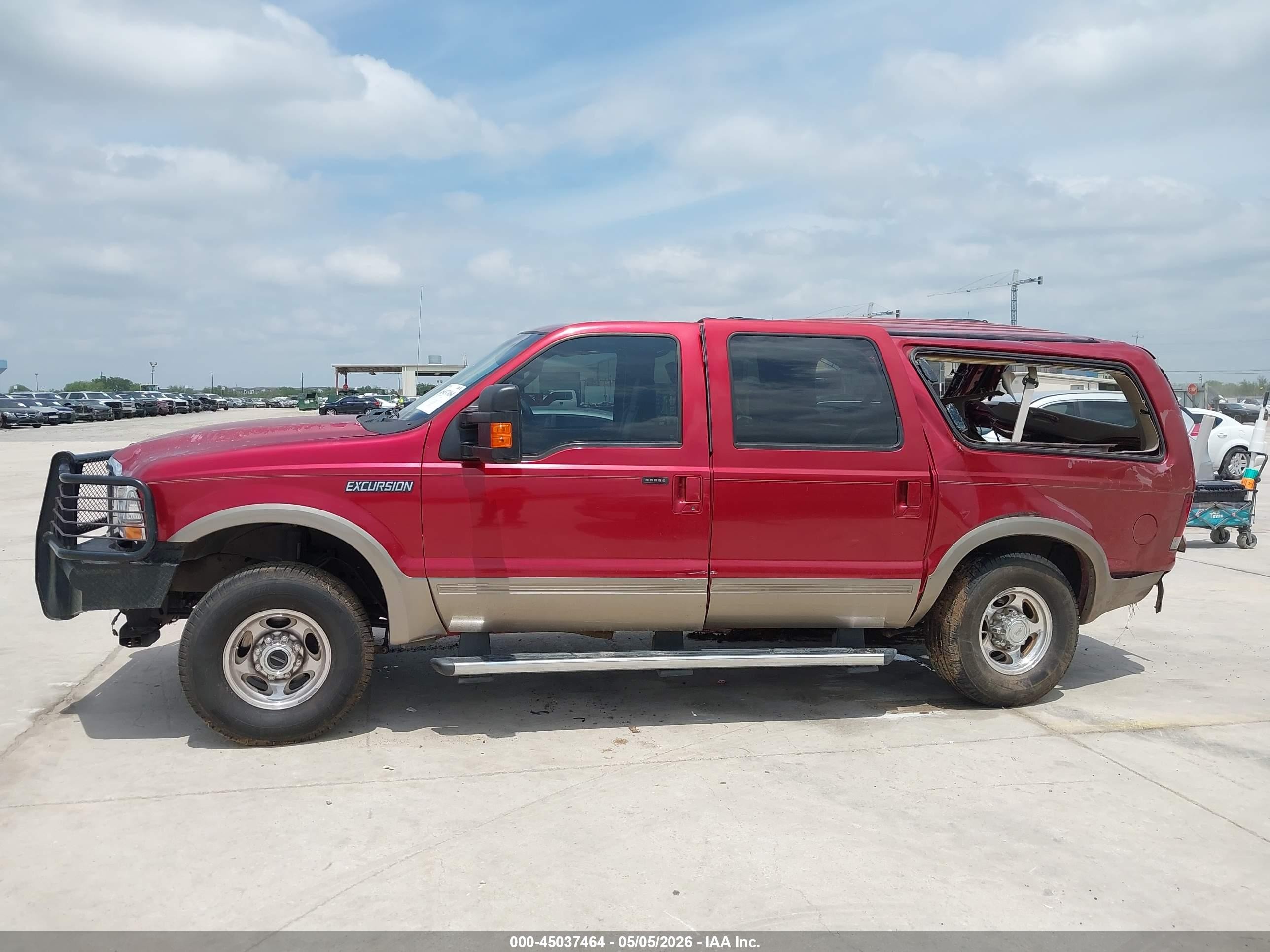 2004 Ford Excursion Eddie Bauer Red vin: 1FMSU45PX4EA91230