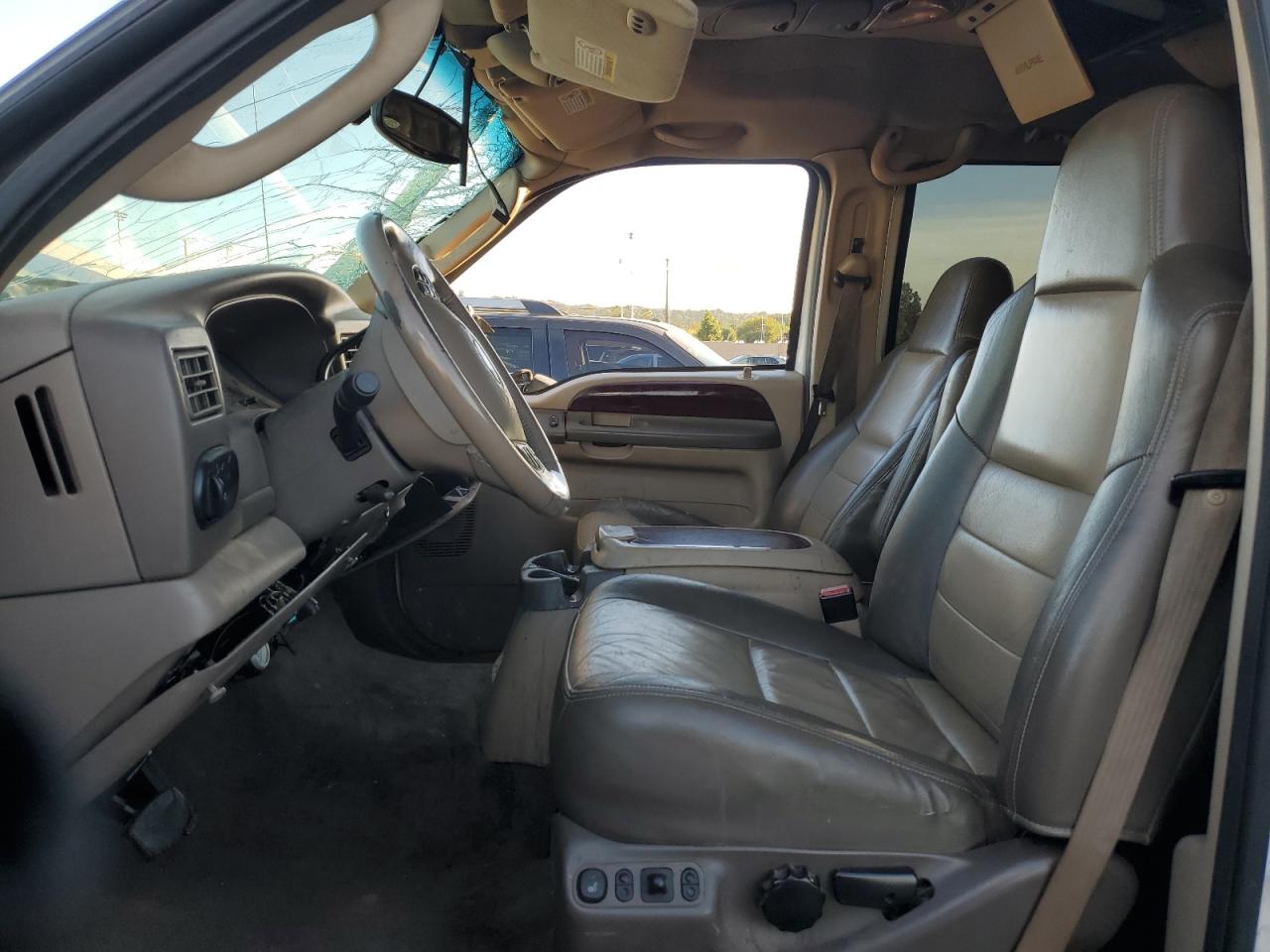 2004 Ford Excursion Eddie Bauer White vin: 1FMSU45PX4EB83535