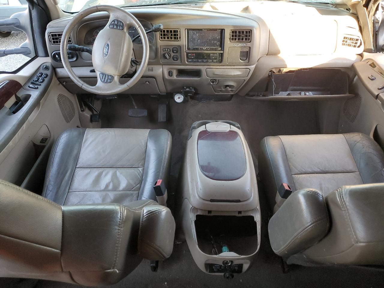 2004 Ford Excursion Eddie Bauer White vin: 1FMSU45PX4EB83535