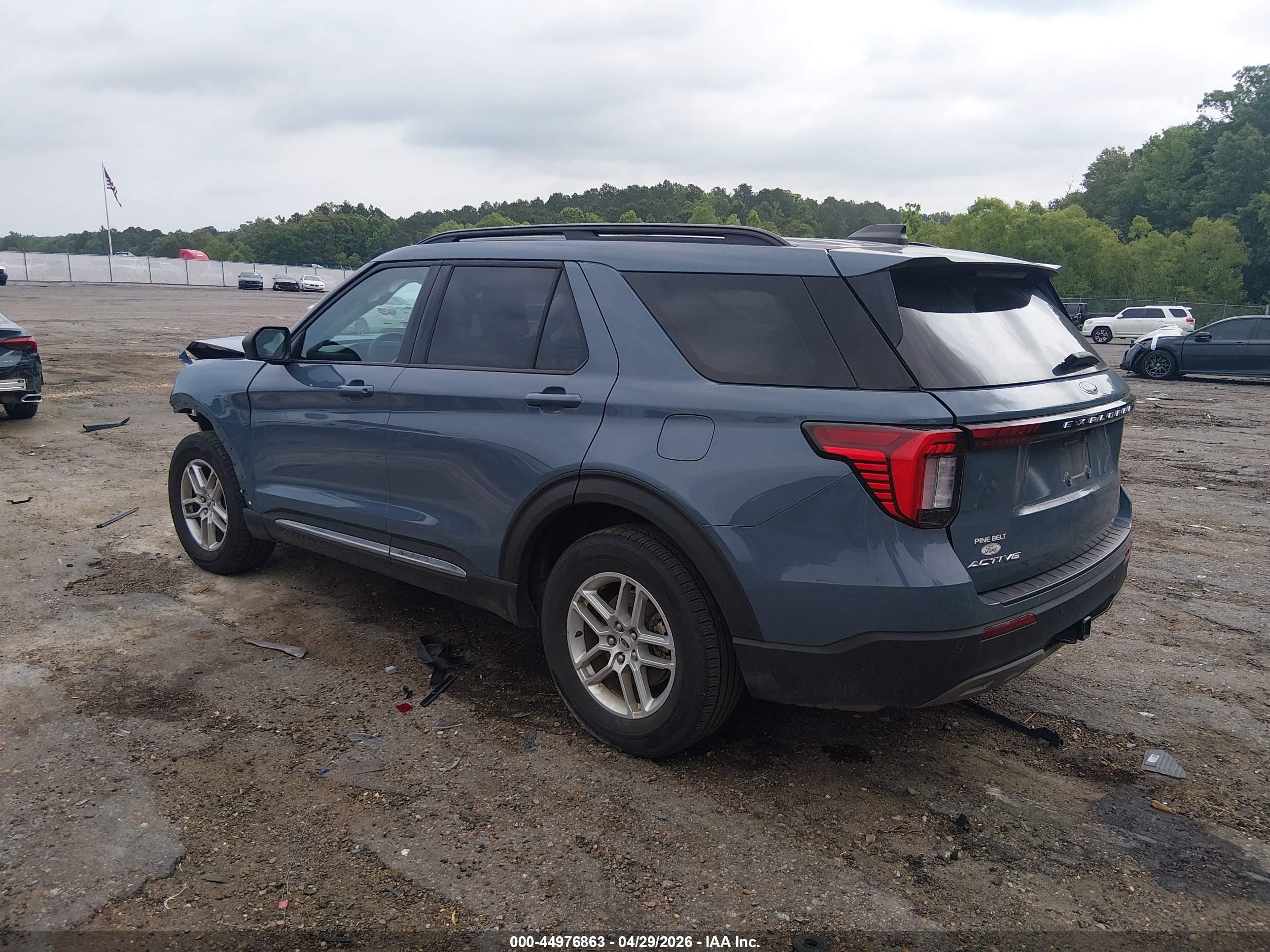 2025 Ford Explorer Active Blue vin: 1FMUK7DH1SGA47063