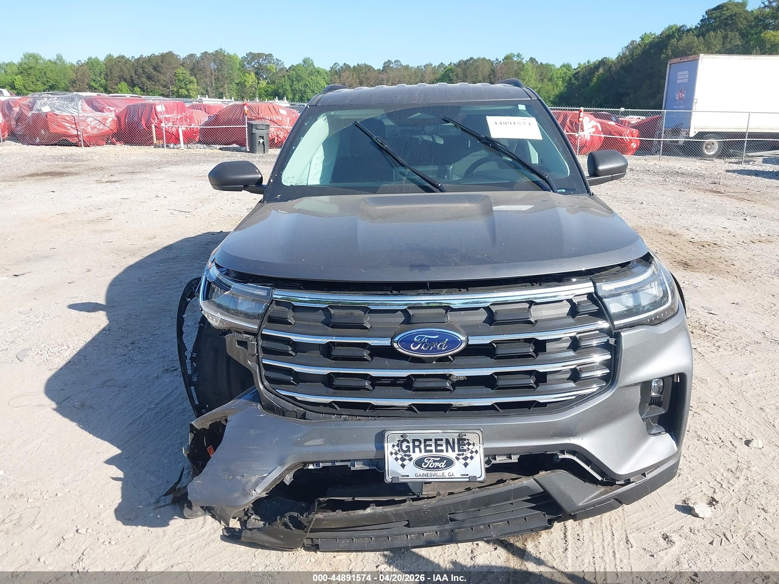 2025 Ford Explorer Active Серый vin: 1FMUK7DH2SGA19319