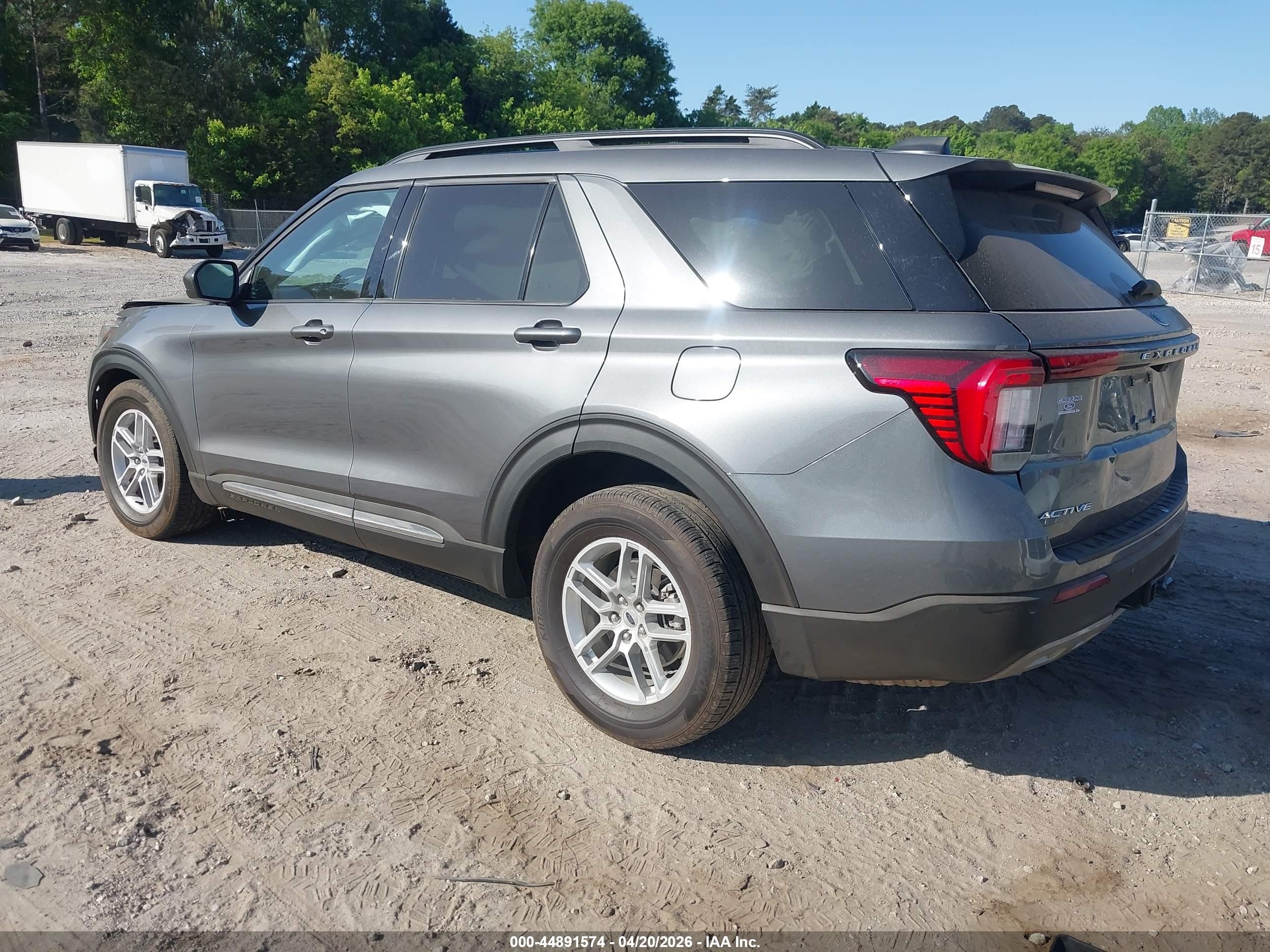 2025 Ford Explorer Active Серый vin: 1FMUK7DH2SGA19319