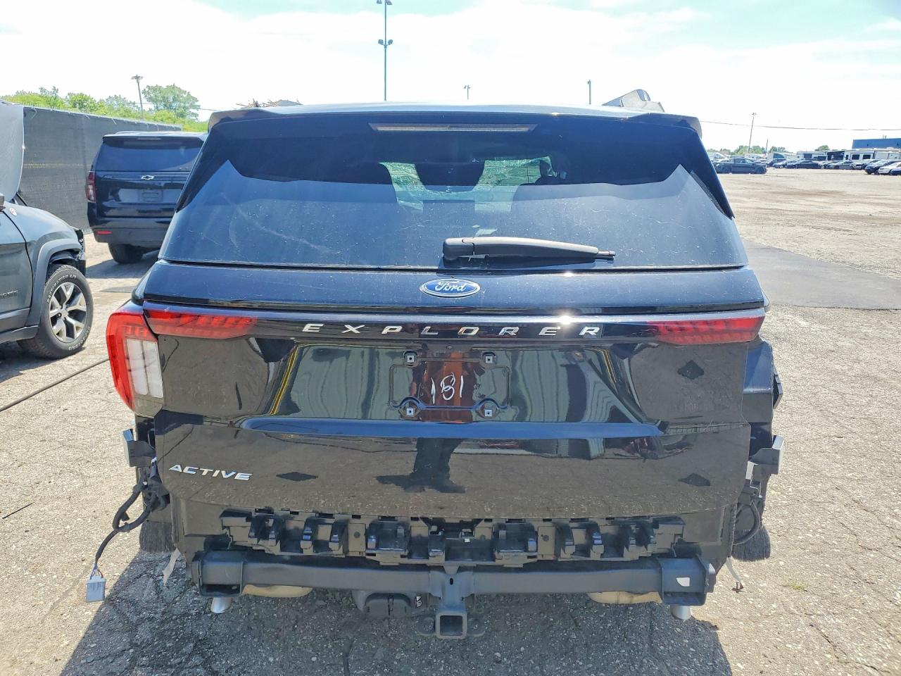 2025 Ford Explorer Active Black vin: 1FMUK7DH3SGA00181